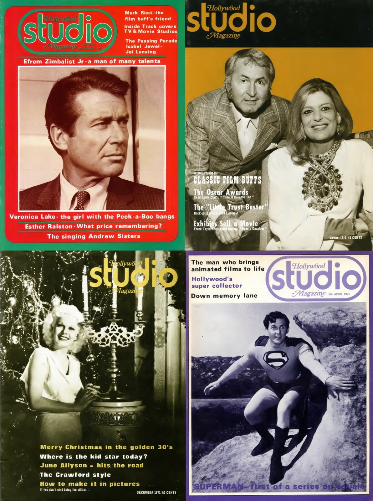 28 Old Hollywood Studio – America Movie Film Cinema Magazine (1966-1972) on DVD