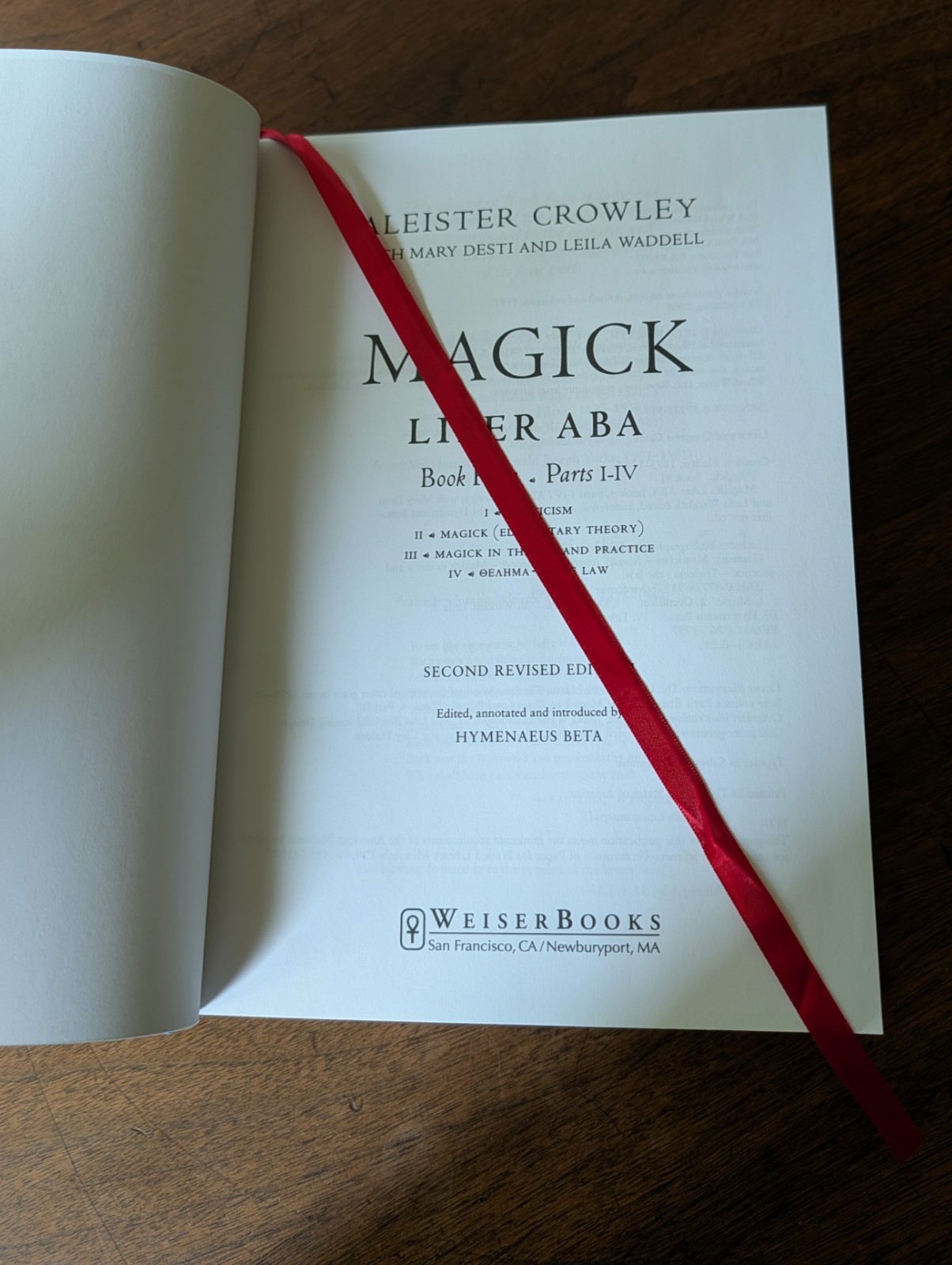 Gift Quality Copy ~ MAGICK By ALEISTER CROWLEY HARDCOVER OCCULT OTO RARE