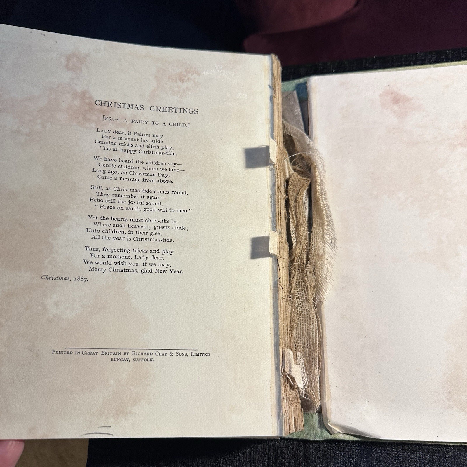 1934 Through The Looking Glass Lewis Carroll Macmillan Hardback SPARES REPAIR