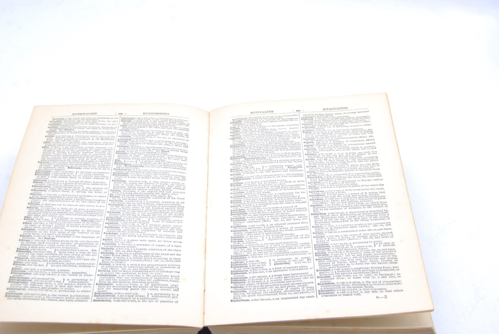 Rare Vintage Nuttalls Standard Dictionary English Language 1906 Hardcover Book