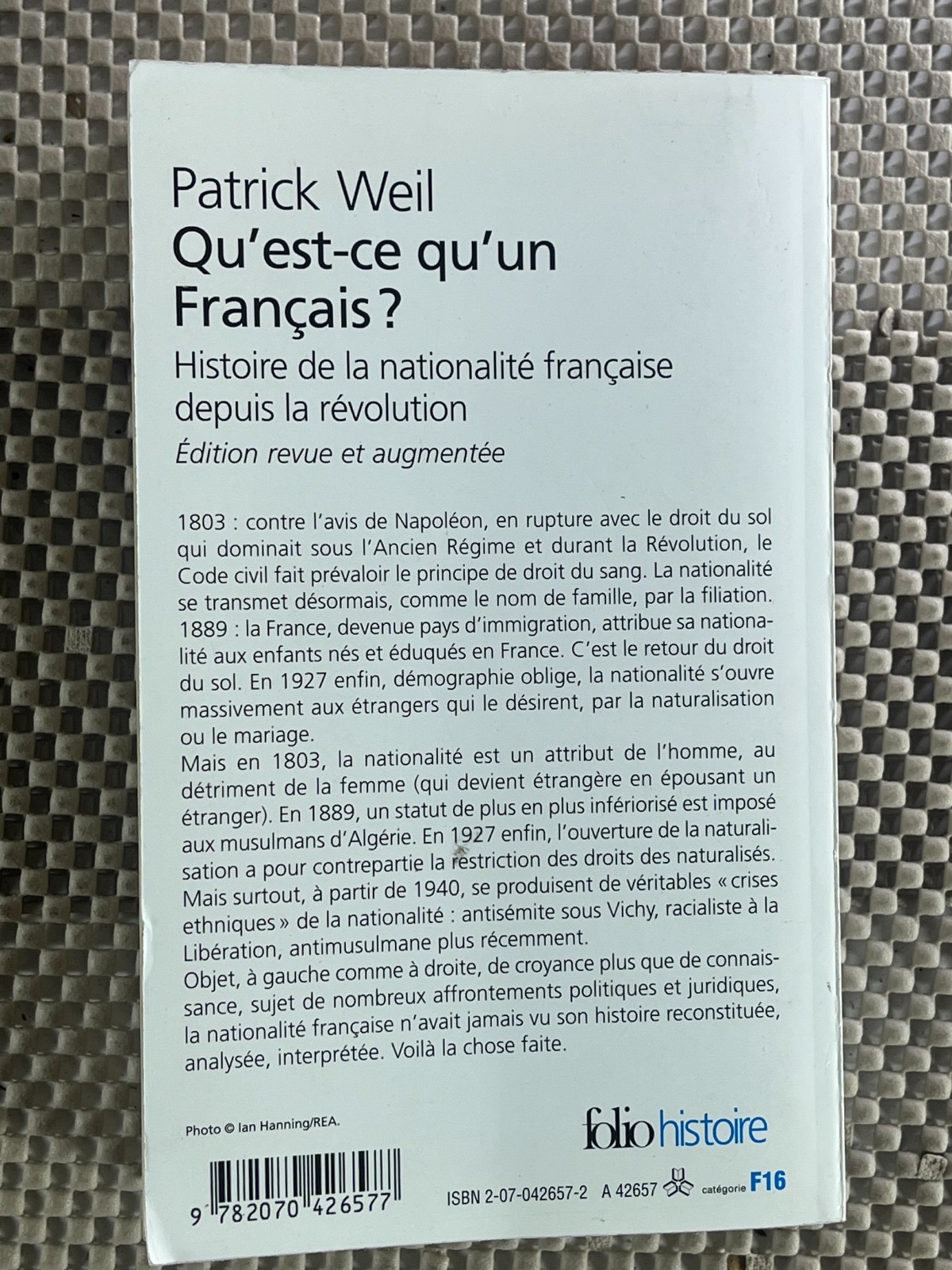 French National Identity & Immigration History ~ Qu’est-ce qu’un Français ? ~ Pa