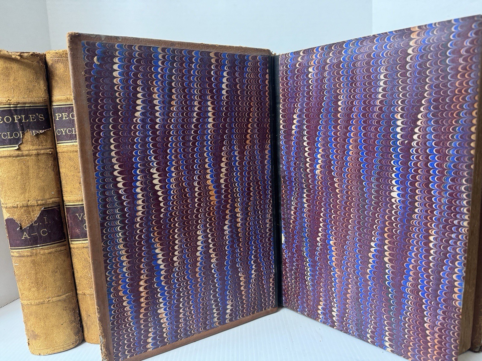 1894 People’s Cyclopedia of Universal Knowledge Complete 6 Volume Set Leather