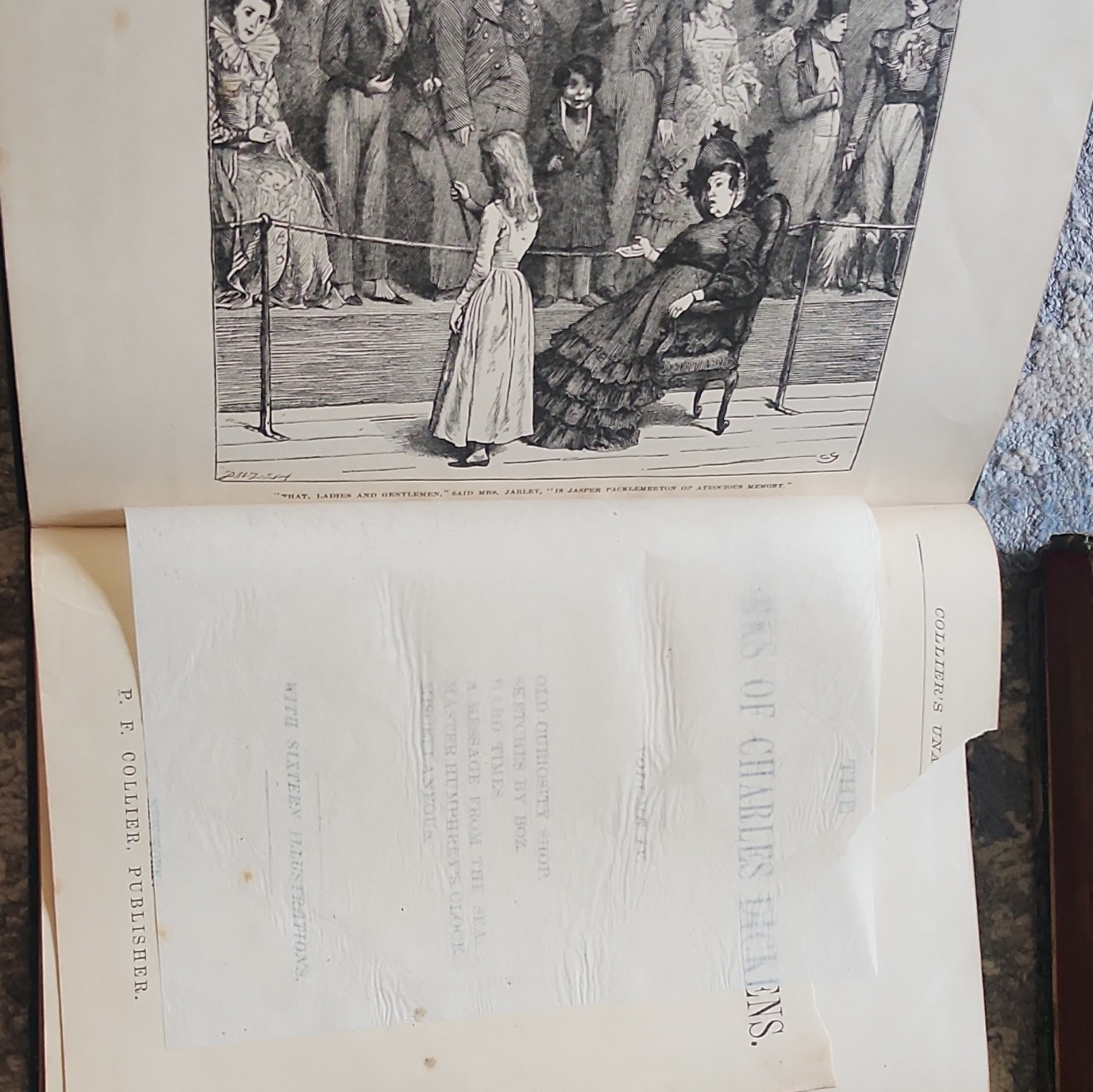 Charles Dickens Works Vol 1-6 matching set + 3 duplicate volumes = 9 books total