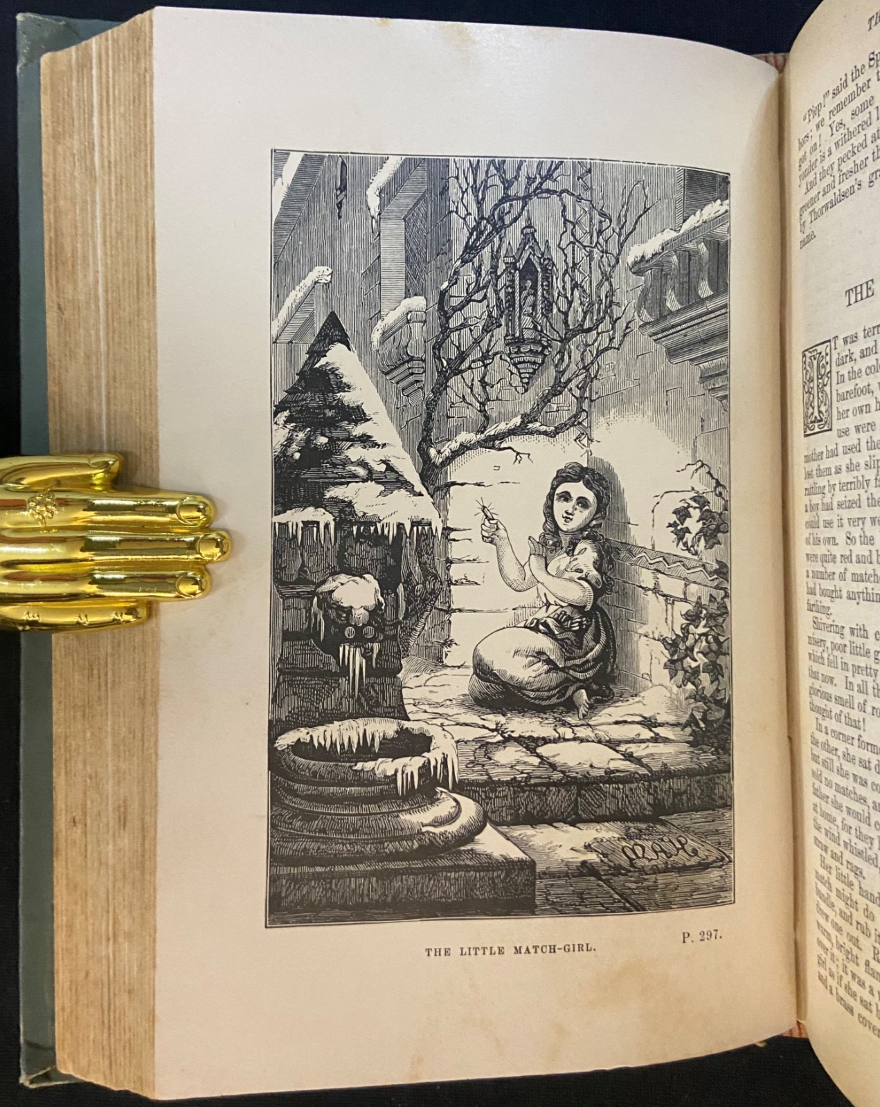 ANDERSEN’S FAIRY TALES Stories for the Household: Antique Victorian Book