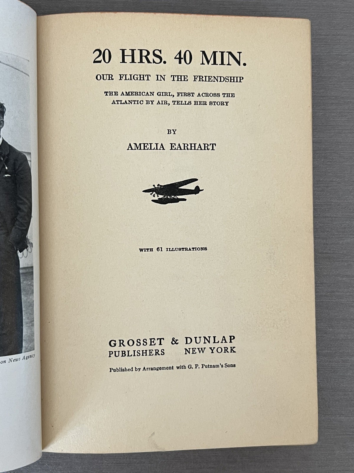20 Hrs. 40 Min. Our Flight in the Friendship, Amelia Earhart, 1928, Aviation