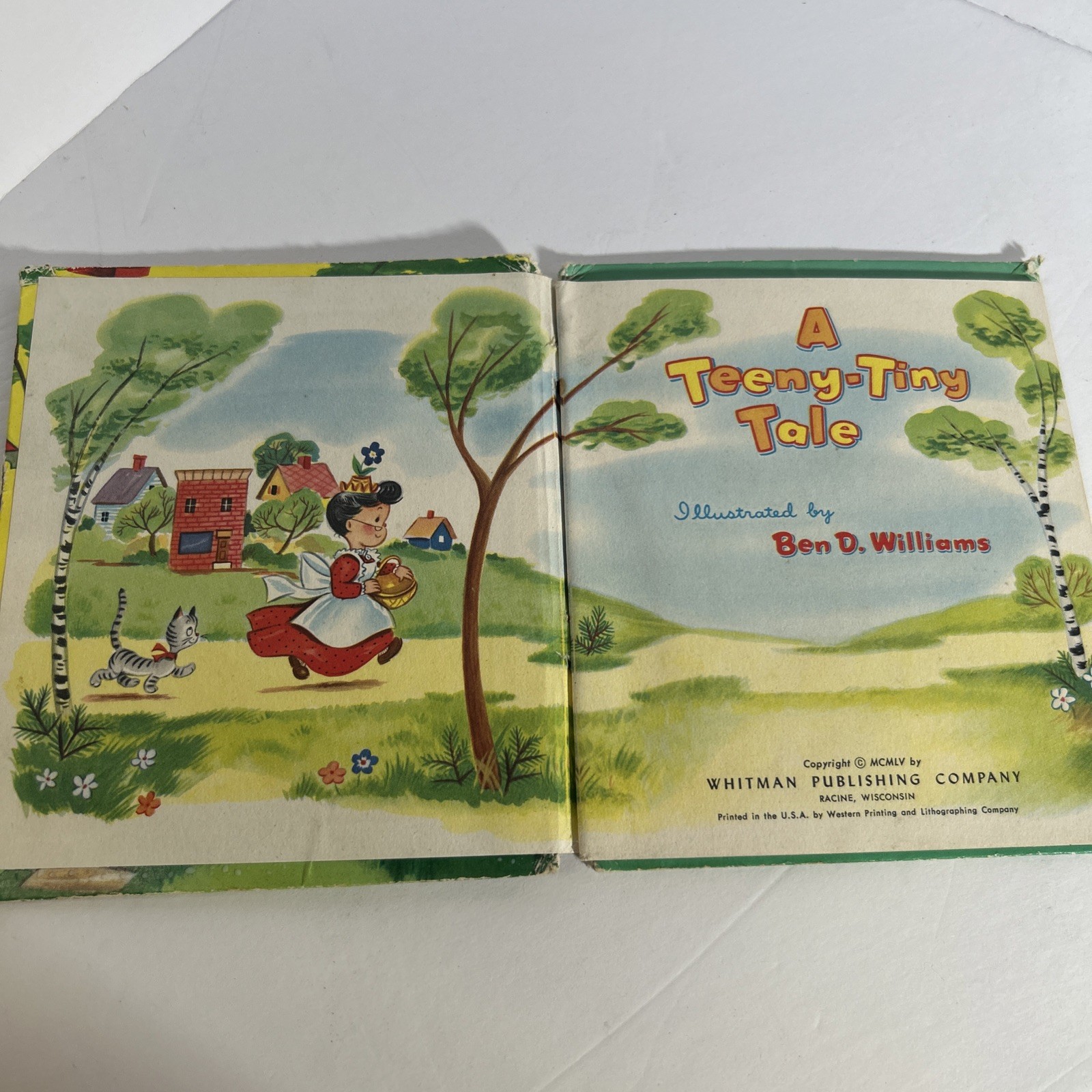 Vintage Tell-A-Tale Book, Whitman Publishing, “A Teeny-Tiny Tale” 1955