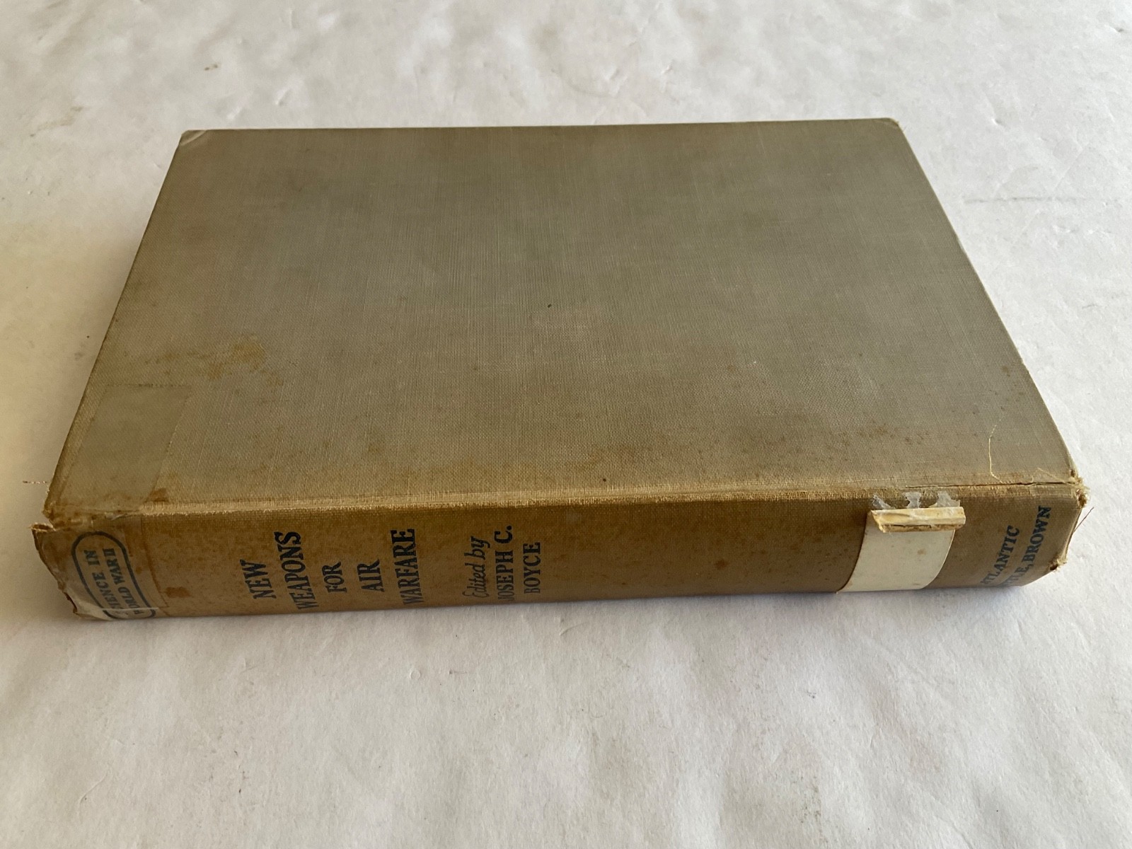 NEW WEAPONS FOR AIR WARFARE Fire-control Fuzes Missiles Book Joseph Boyce (1947)