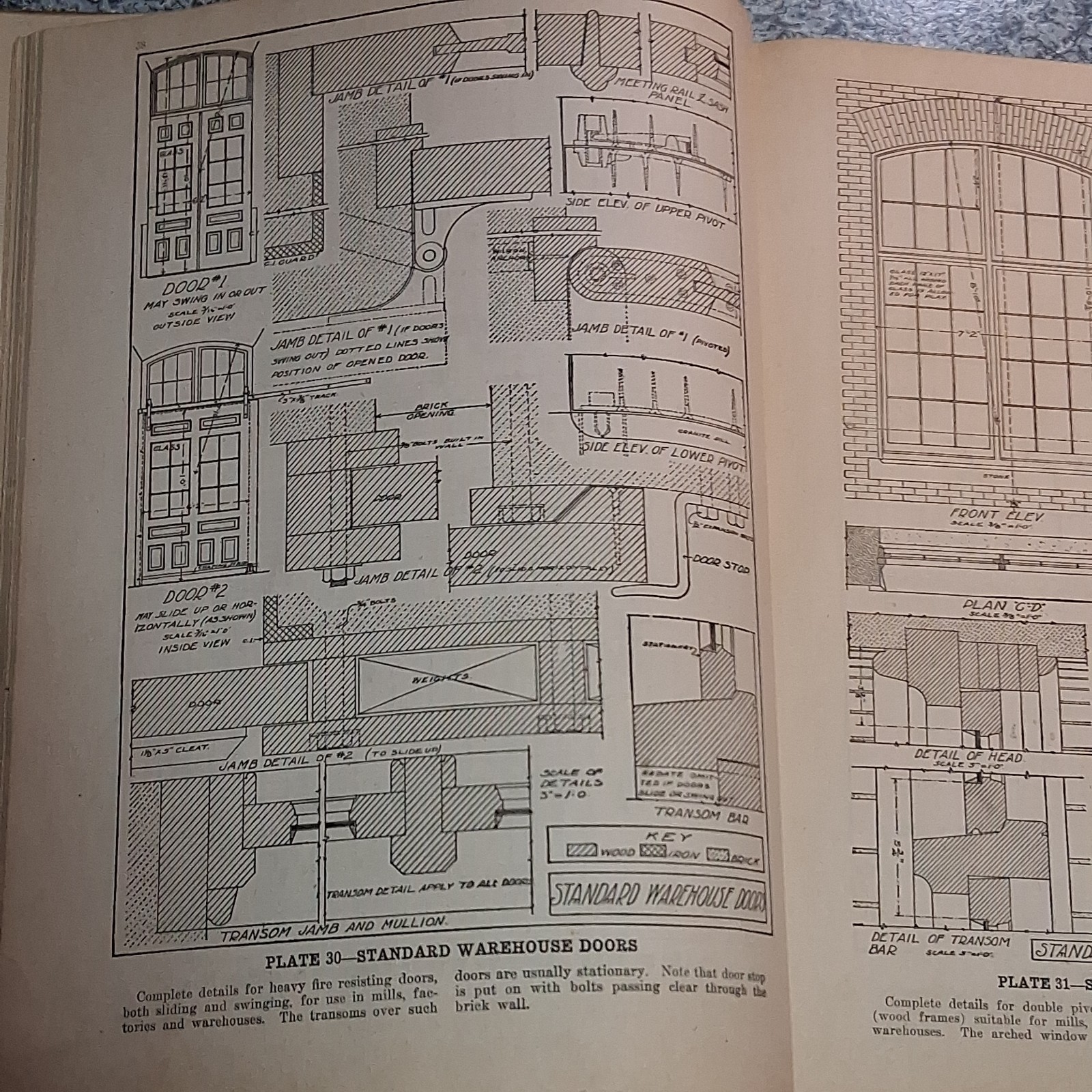1911 Radford’s Details of Building Construction 185 Plates Antique Architecture