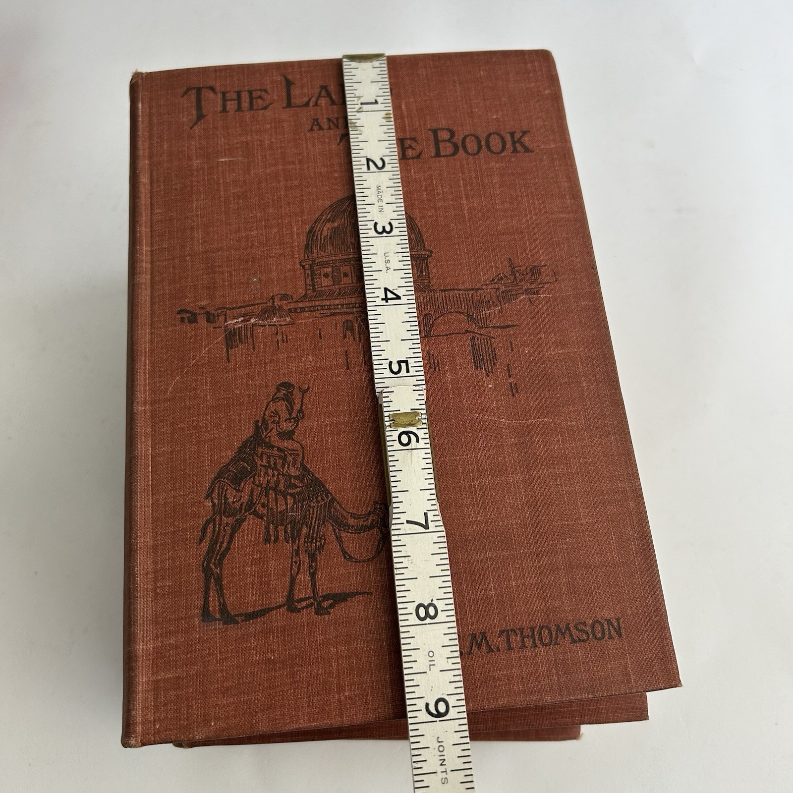 The Land And The Book Vol. I II & III 1880-1185 W.M. Thomson Antique Religion