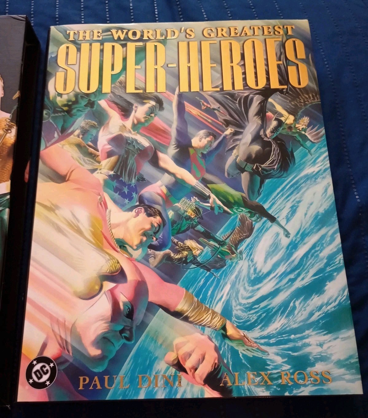 DC Comics Justice League Hardcover Illustrated Book by Alex Ross & Paul Dini