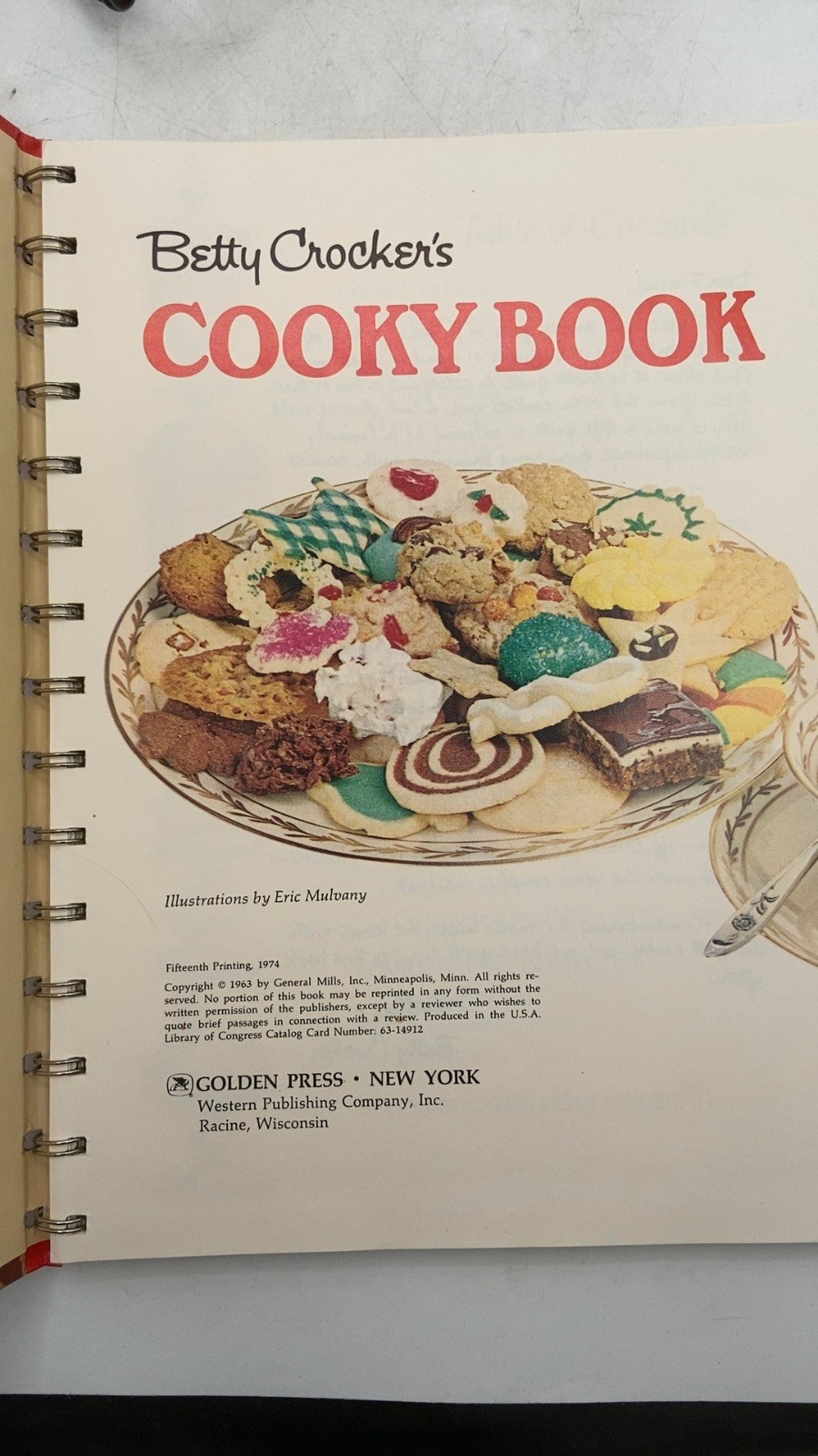 Betty Crocker’s Cooky Book Fifteenth Printing 1974