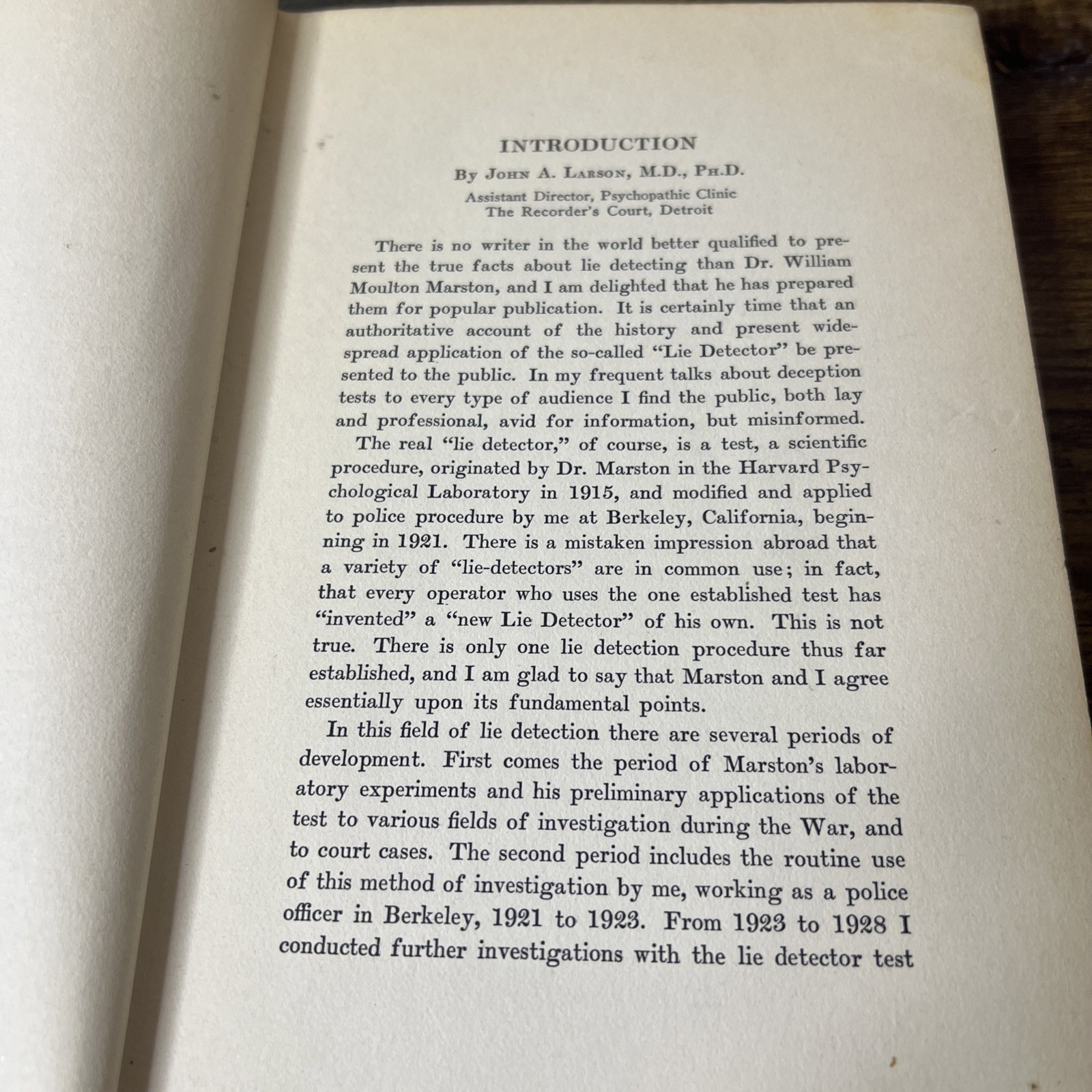 1st Ed 1938 The Lie Detector Test William Moulton Marston Hardcover Polygraph