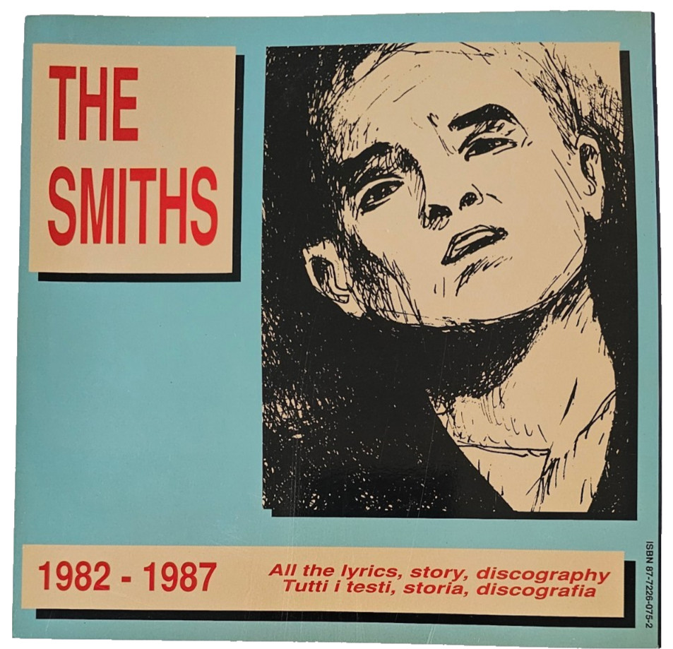 OOP Vtg SMITHS 1982-1987 BILINGUAL LYRIC BOOK Illus ITALIAN ENG +LIVE MINI-CD