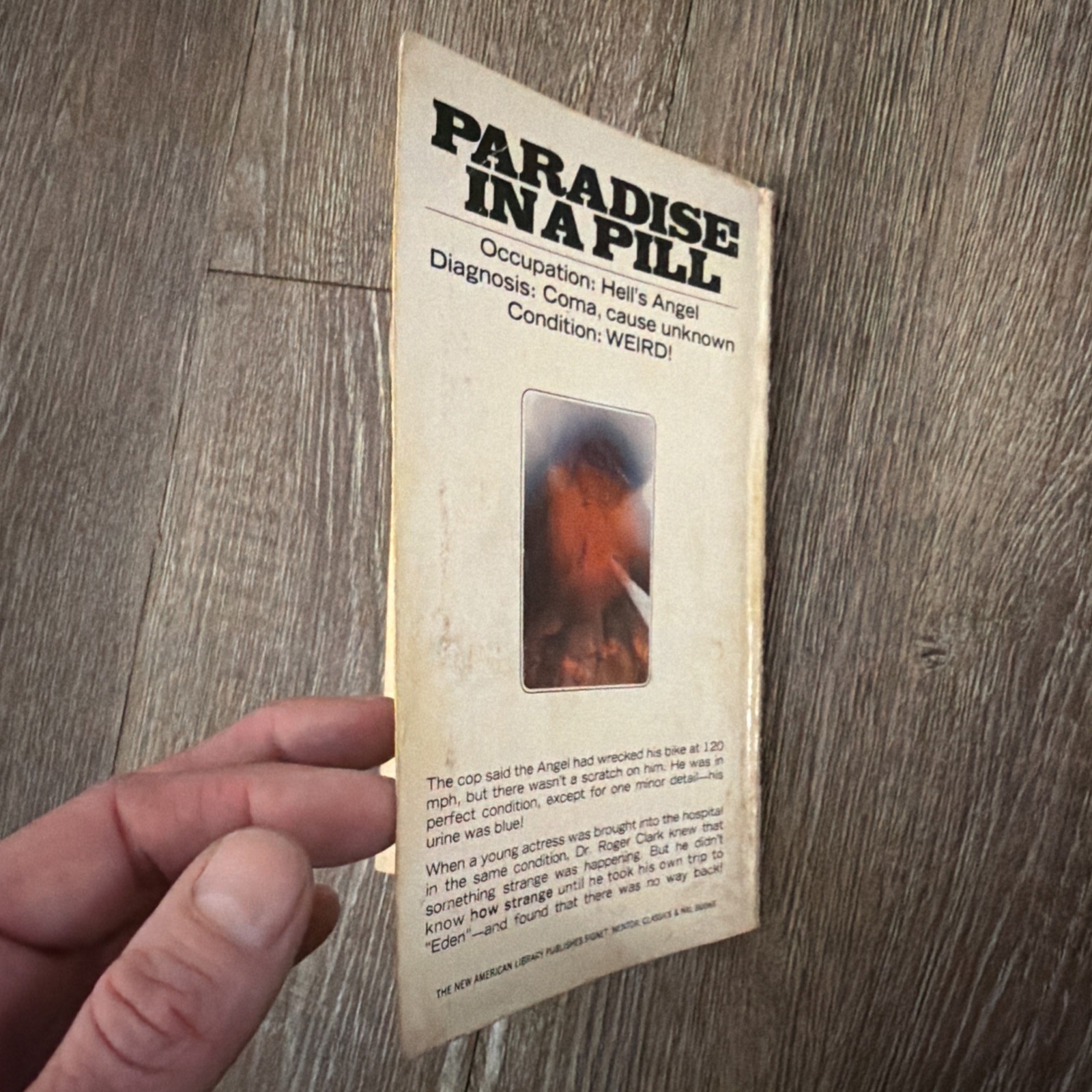 John LANGE, Michael CRICHTON / Drug of Choice PBO 1st Edition 1970