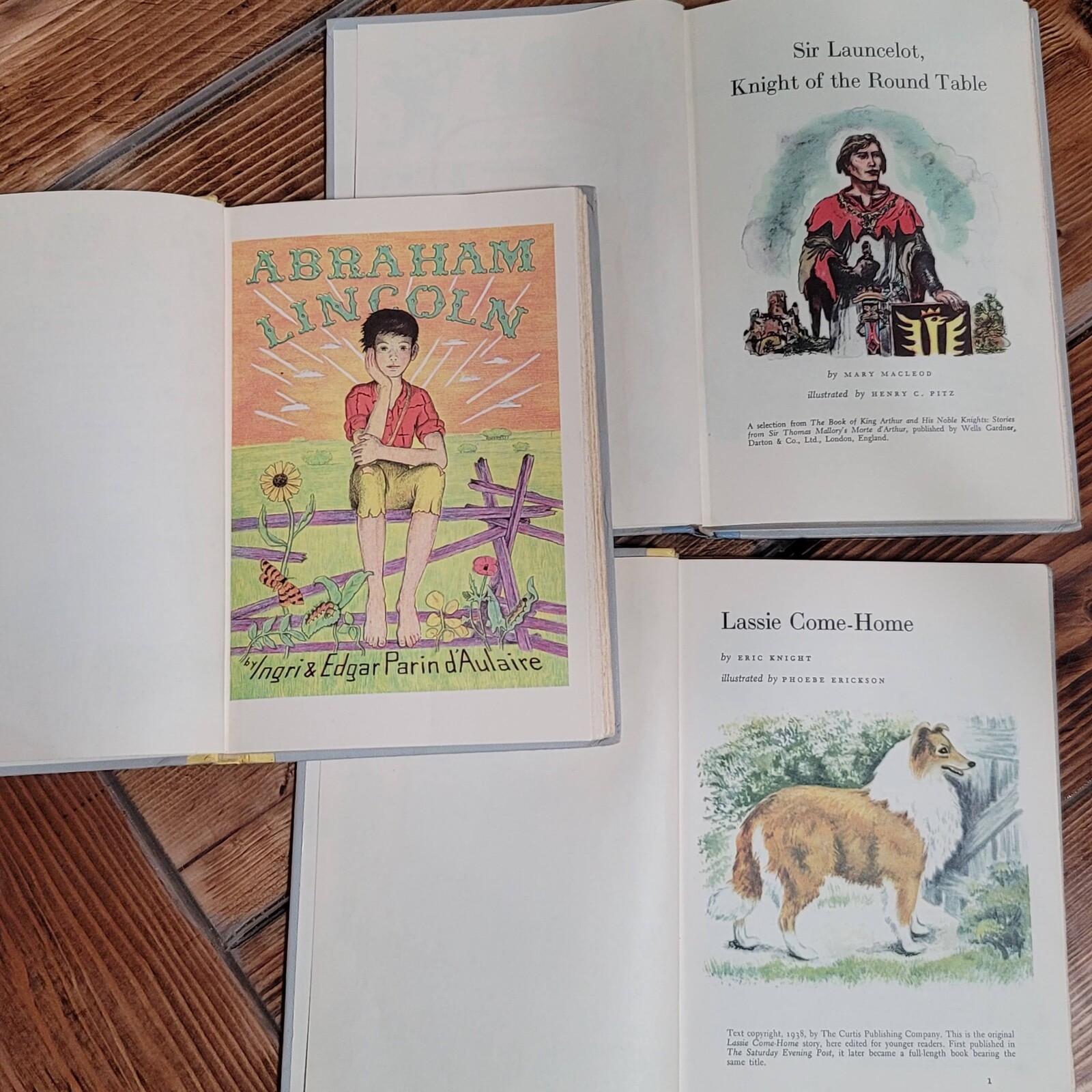 Set of 4 “Best In Children’s Books” 1957/1958/1959 HC Doubleday Juvenile Fiction