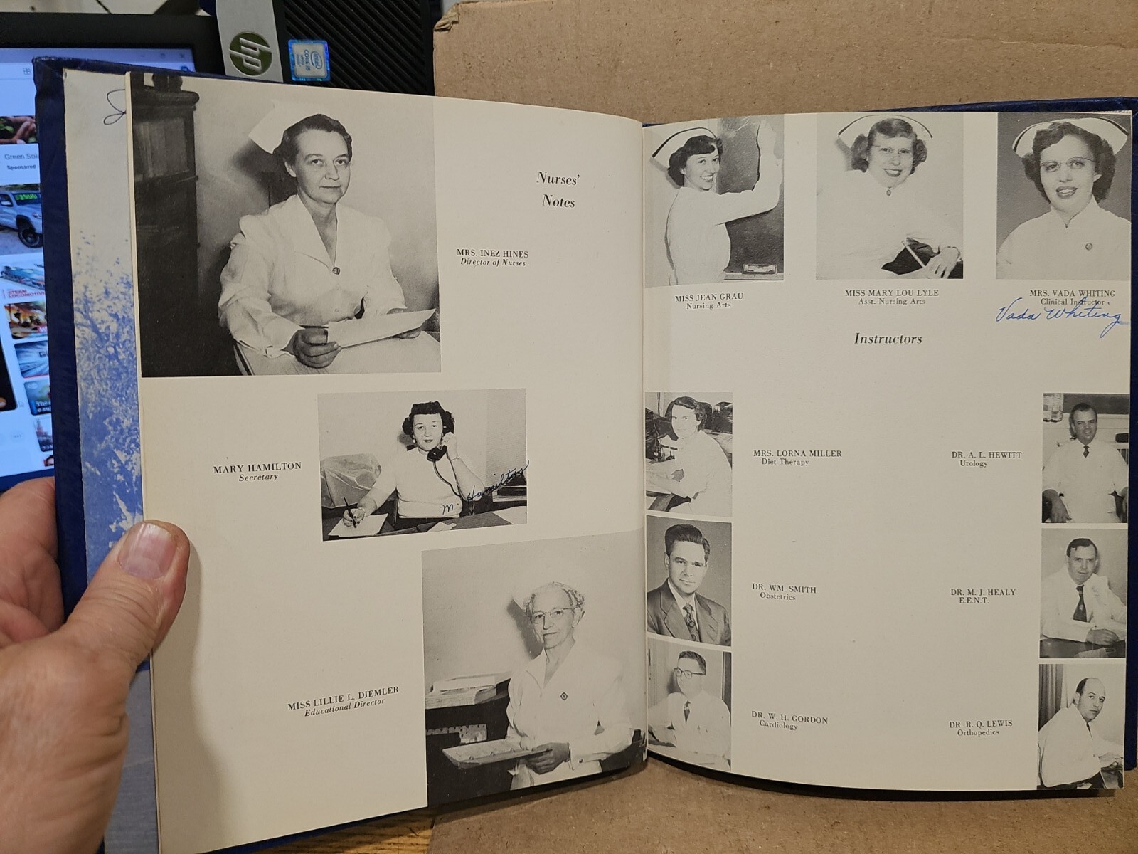 1951 La Luz Yearbook,Lubbock Memorial Hospital School Of Nursing,Lubbock,Texas