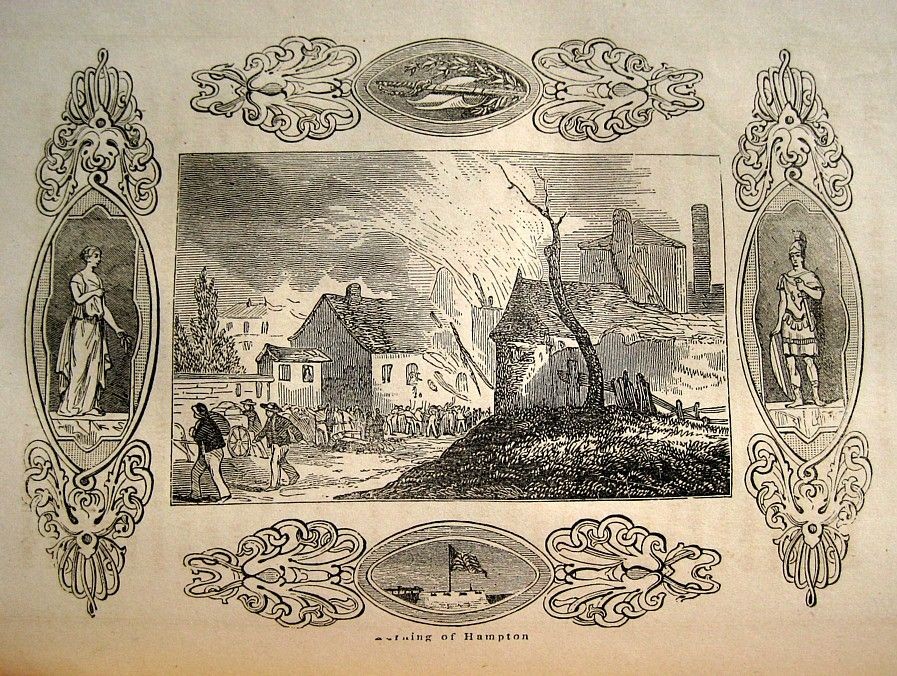 1855 U.S. MILITARY PICTORIAL HISTORY BOOK REVOLUTIONARY WAR OF 1812 INDIAN WARS