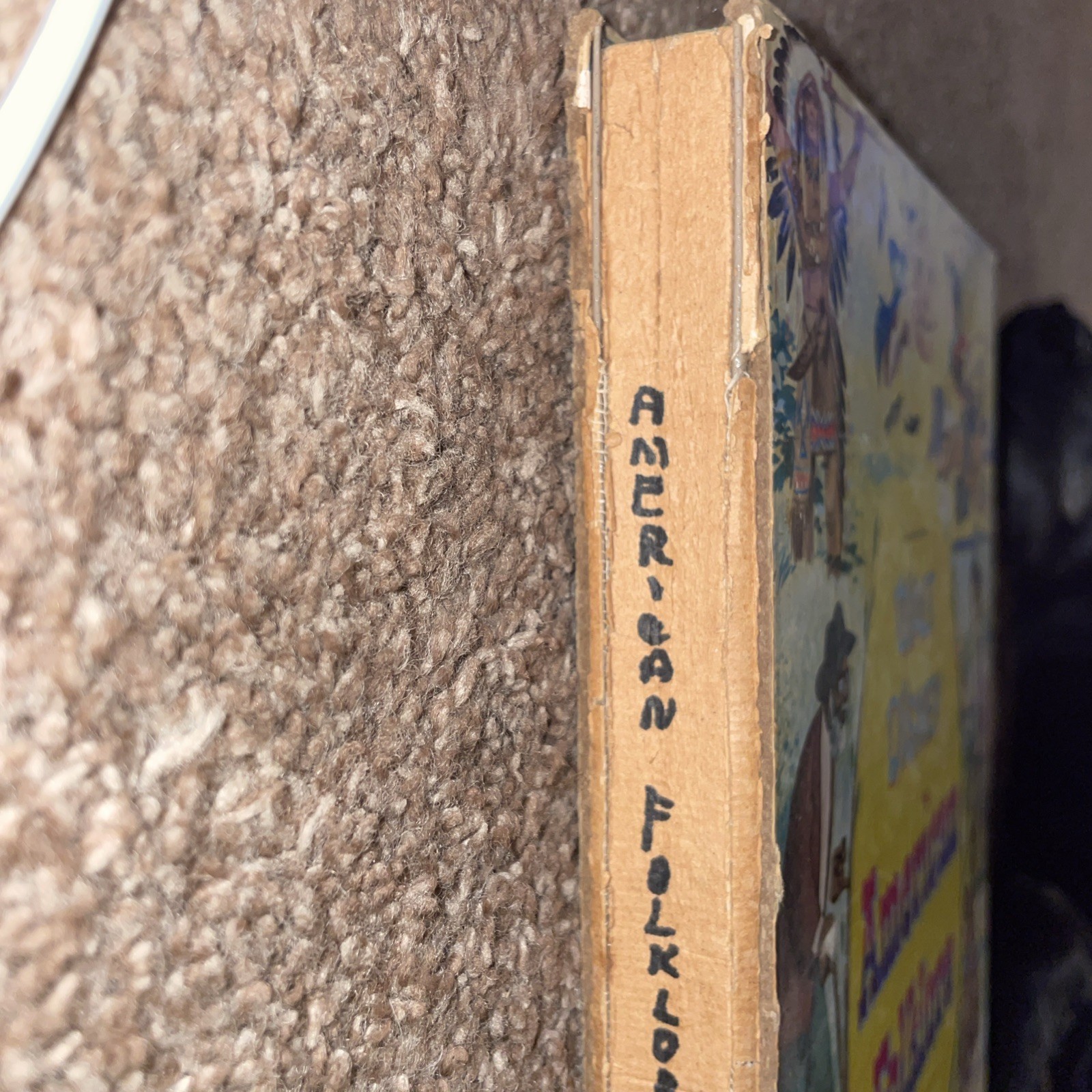 Disney AMERICAN FOLKLORE by Walt Disney Whitman Book 1956 Hardcover HC Animated