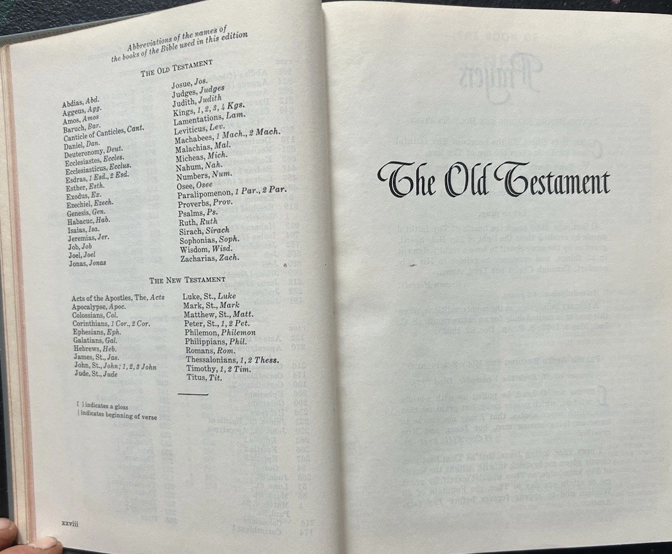 Vtg. Benzinger Brothers, New American Catholic Holy Bible, Confraternity Version
