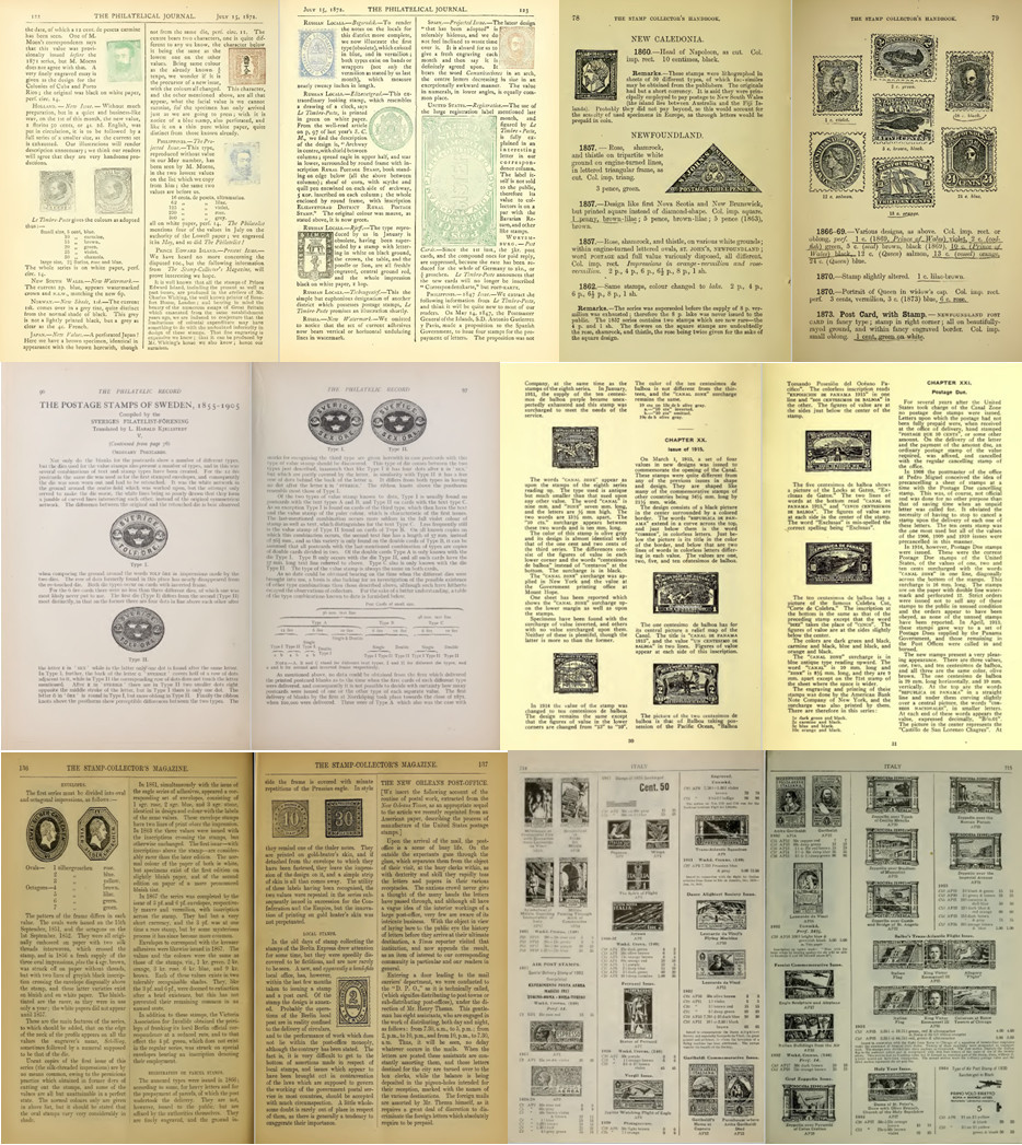 253 Old Rare Books & Publications on Stamps Postage Forged & Collecting on DVD
