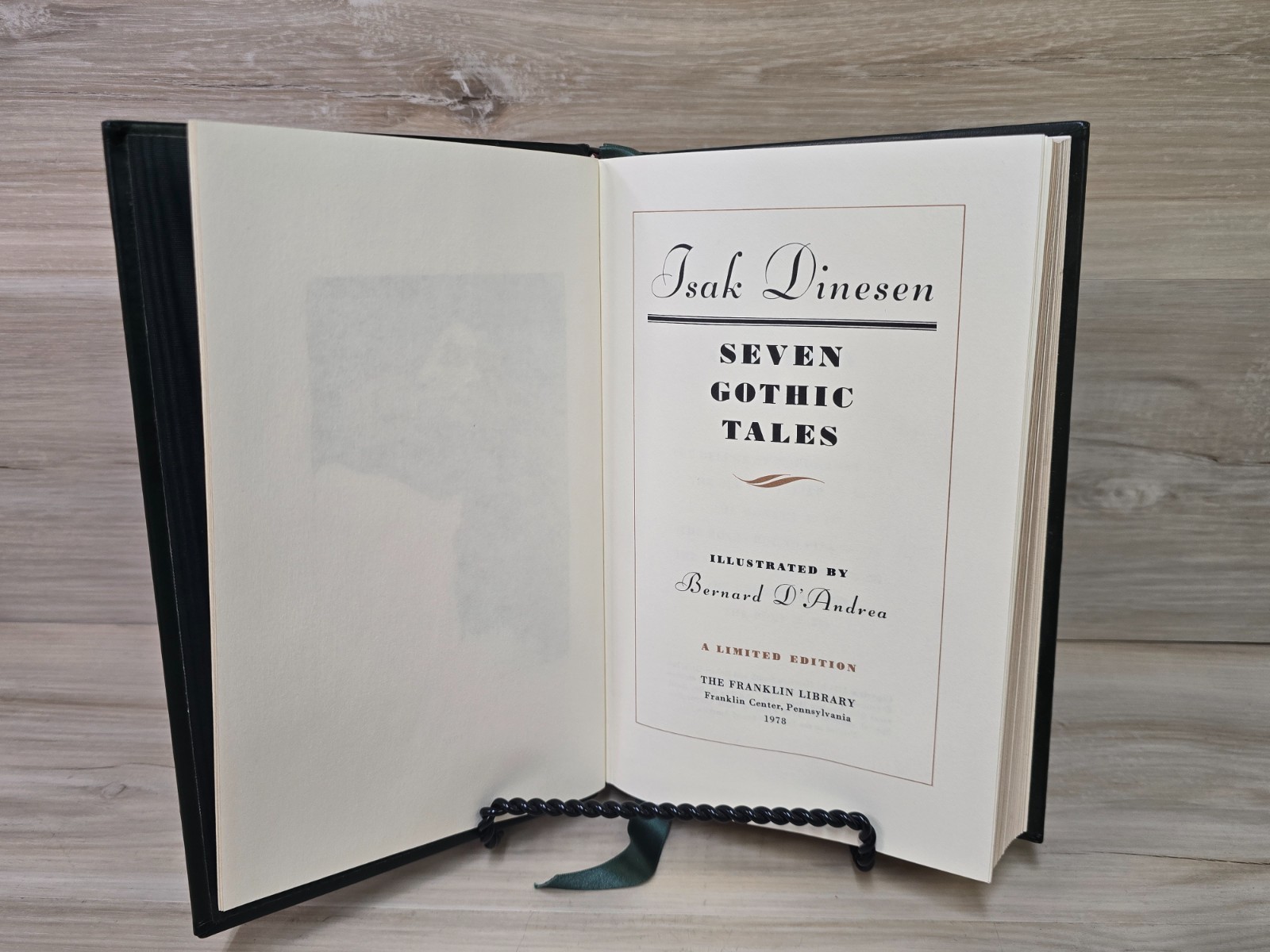 Franklin Library Isak Dinesen Seven Gothic Tales 1978 Leather Bound