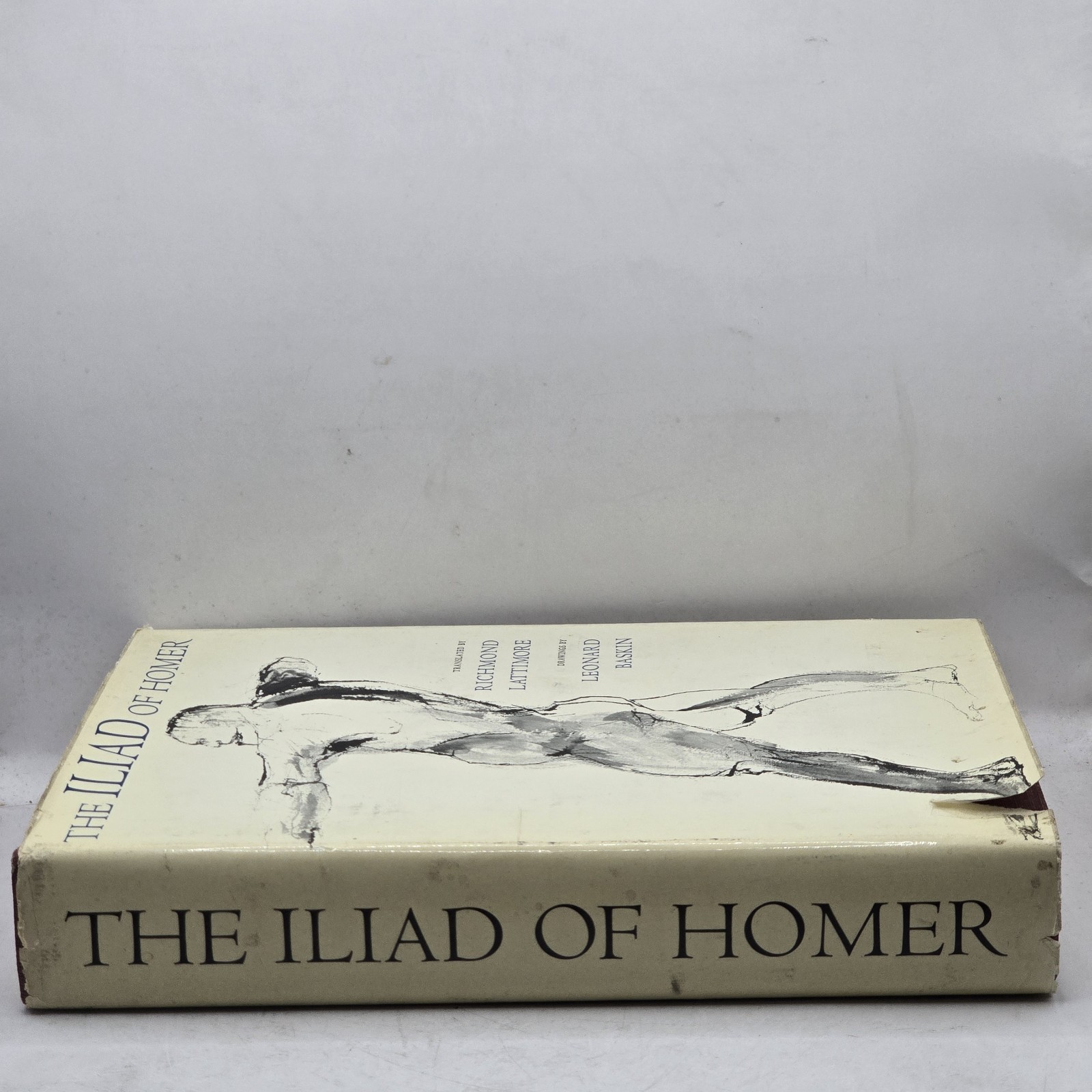 The Iliad of Homer 1962 By Richmond Lattimore Drawings By Leonard Baskin