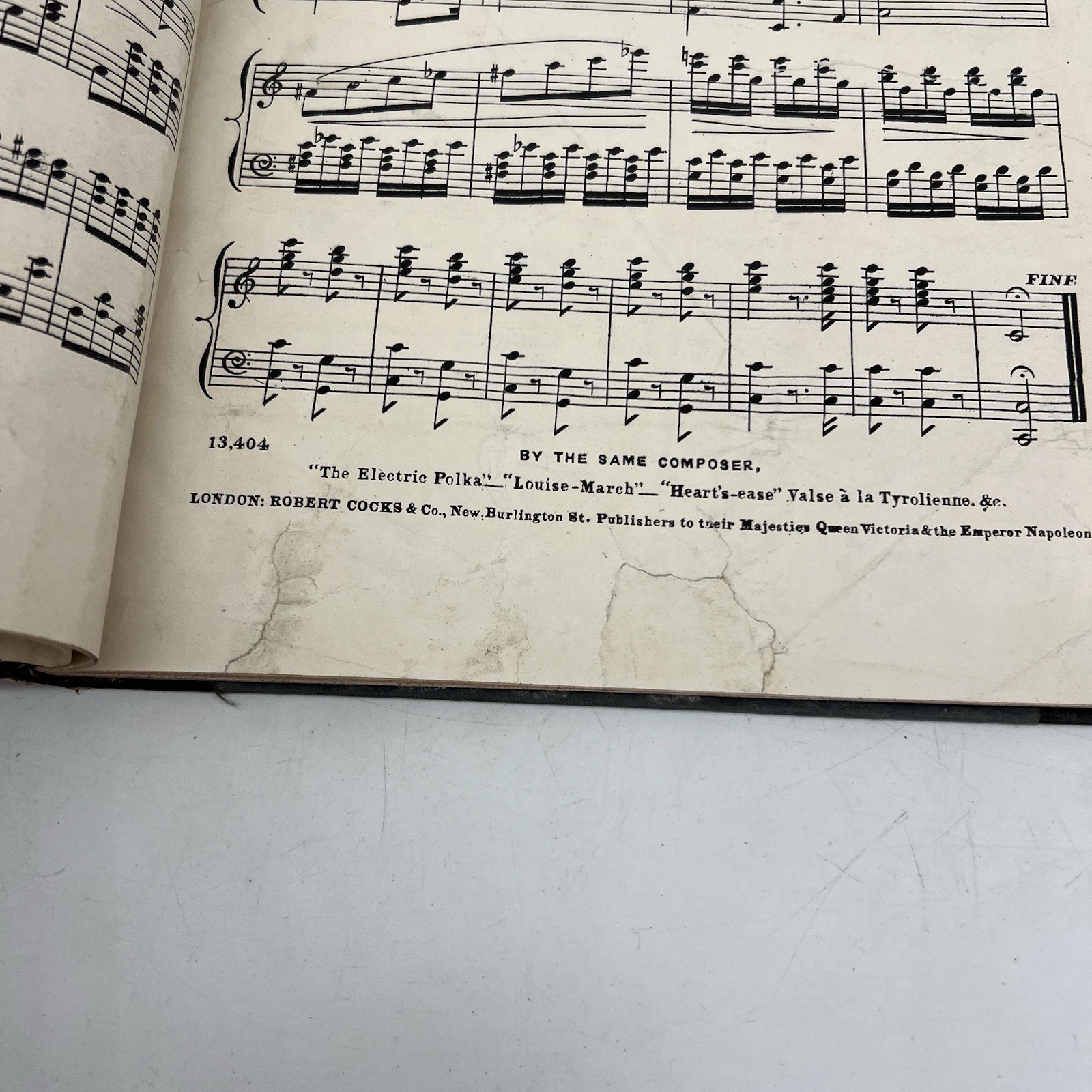 Victorian Bound Album Sheet Music Circa 1860s Illustrated Galops incl Champagne