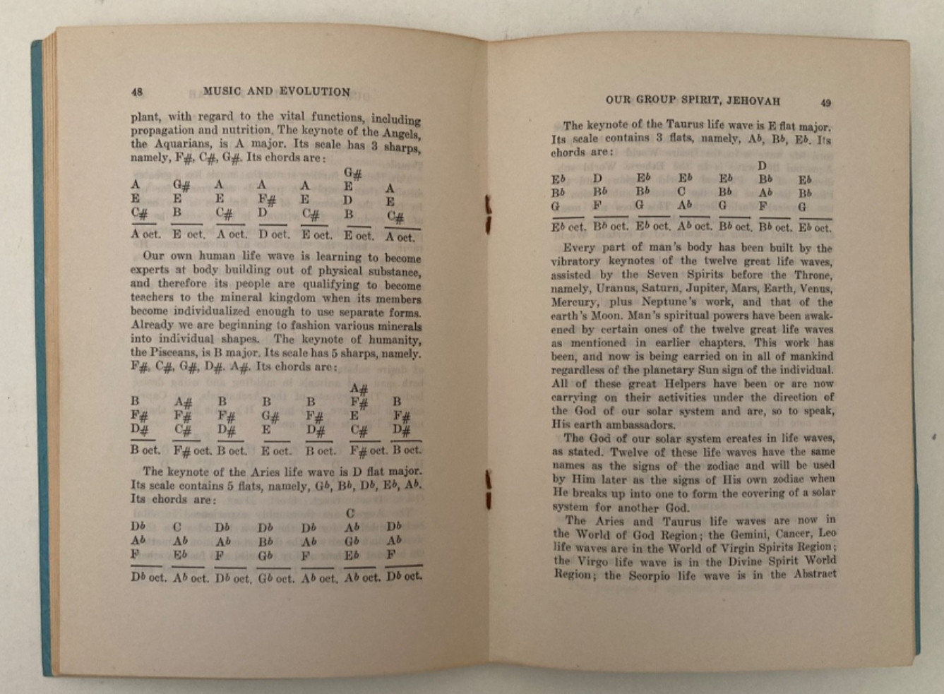 The Musical Scale and the Scheme of Evolution 1949 Rosicrucian Fellowship