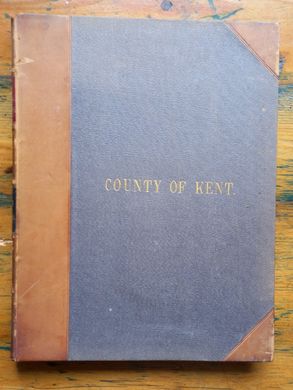 1884 Public General Acts Queen Victoria County of Kent Leather Law Book Antique