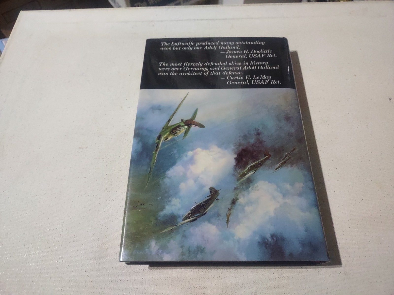 FIGHTER GENERAL THE LIFE OF ADOLF GALLAND SIGNED 1990 HC BOOK WWII FLYING ACE