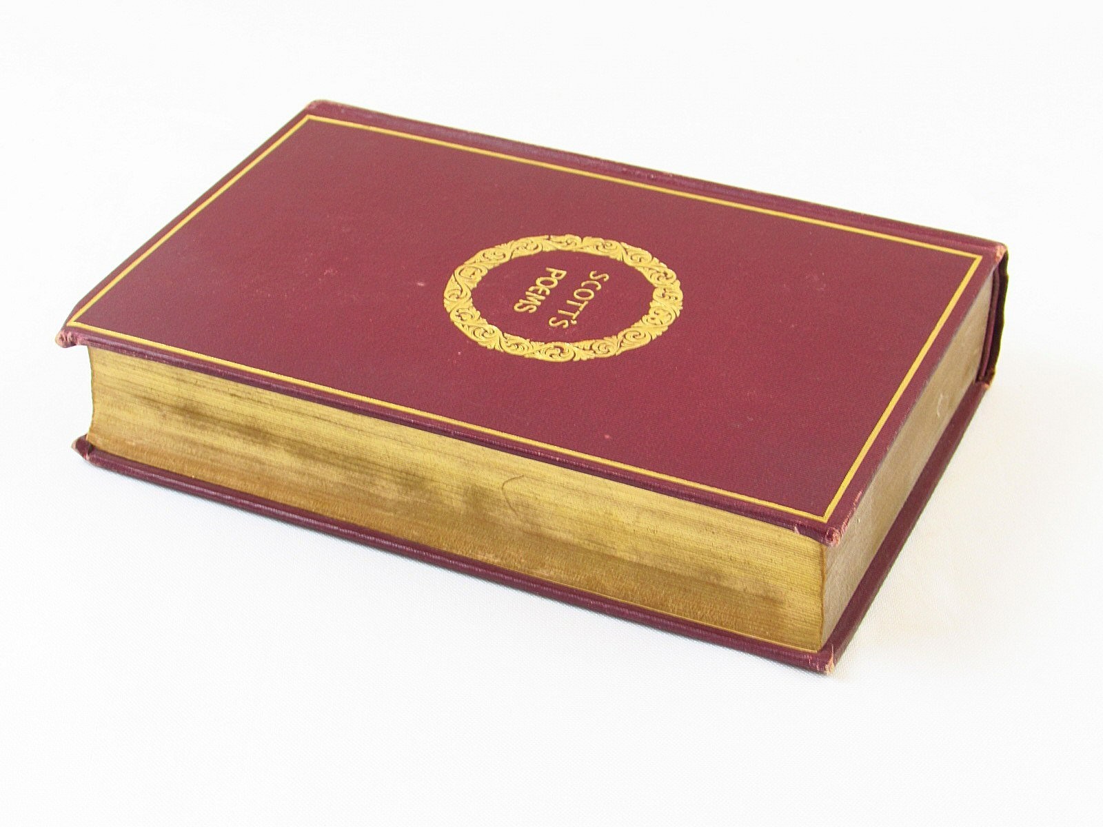 Poetical Works of Sir Walter Scott 1894 Thomas Crowell HC Gilt Edges Poems