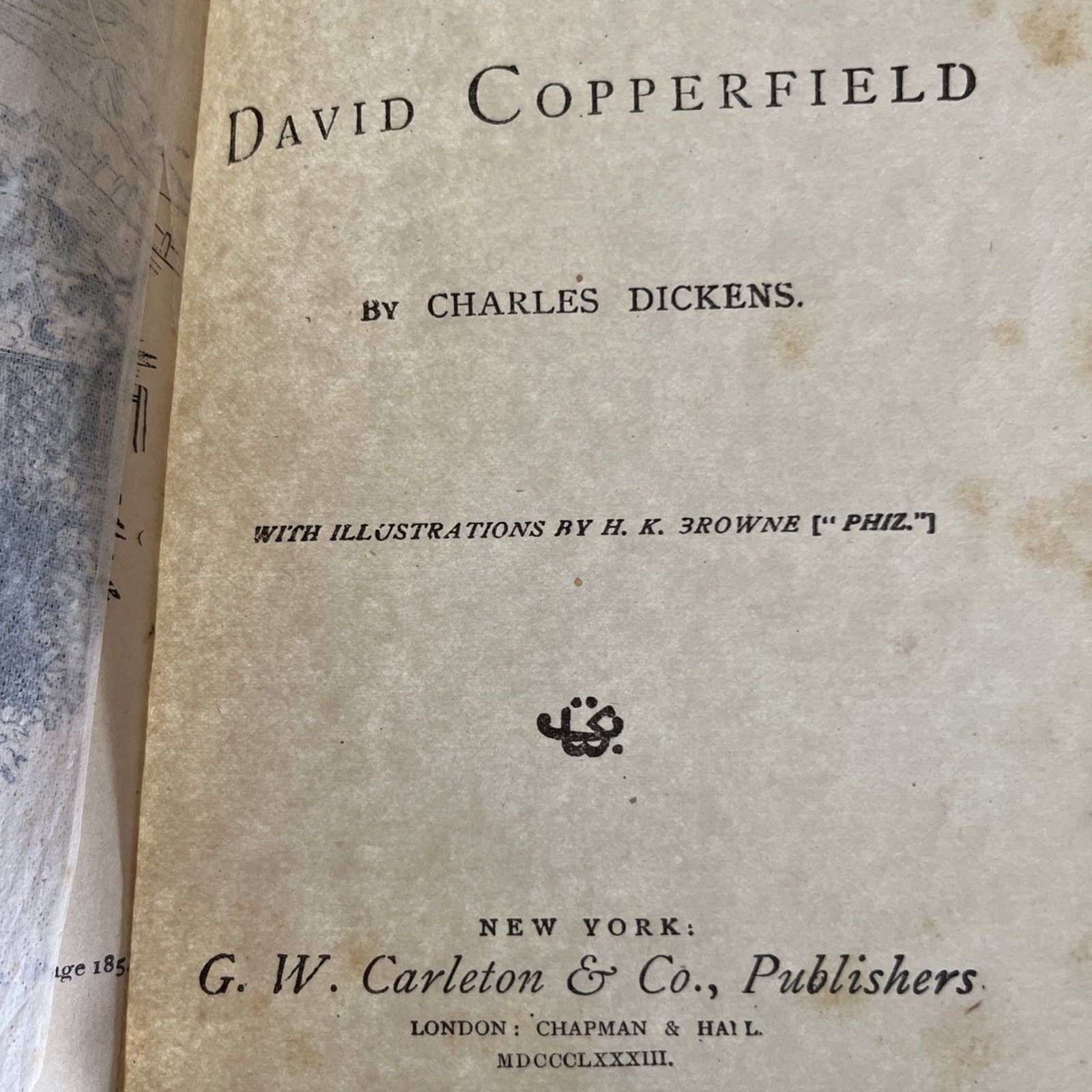 Antique 1883 Works of Charles Dickens Complete Matched Set 15 Volumes Illustrate