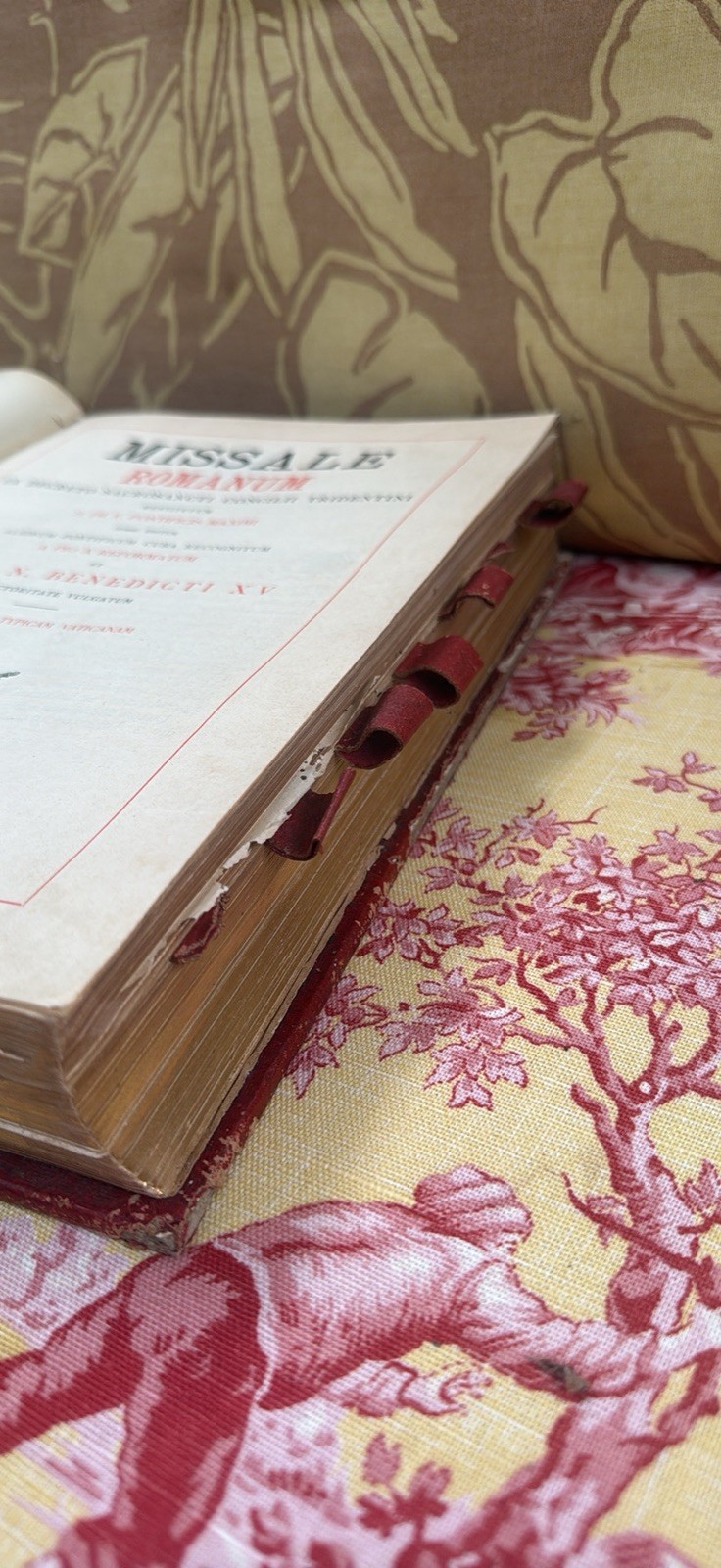1923 MISSALE ROMANUM ANTIQUE MASSIVE FINE LEATHER BINDING GERMANY
