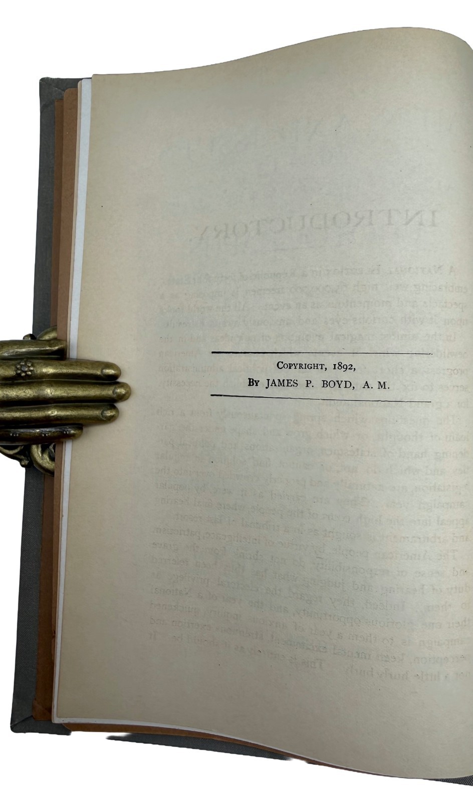 1892 Men & Issues of ’92 – 1st edition BEAUTIFUL FINE BINDING Politics ILLUS.