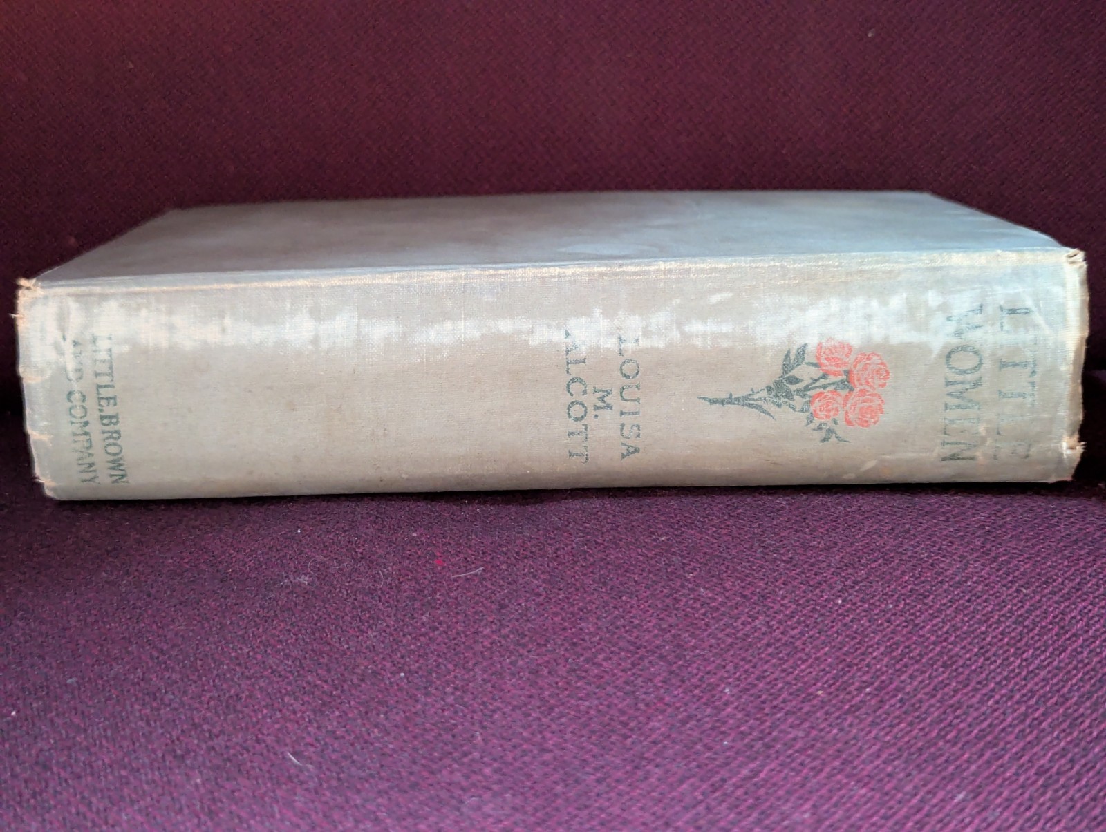 Rare ILLUSTRATED 1896 LITTLE WOMEN by Alcott Victorian Antique book