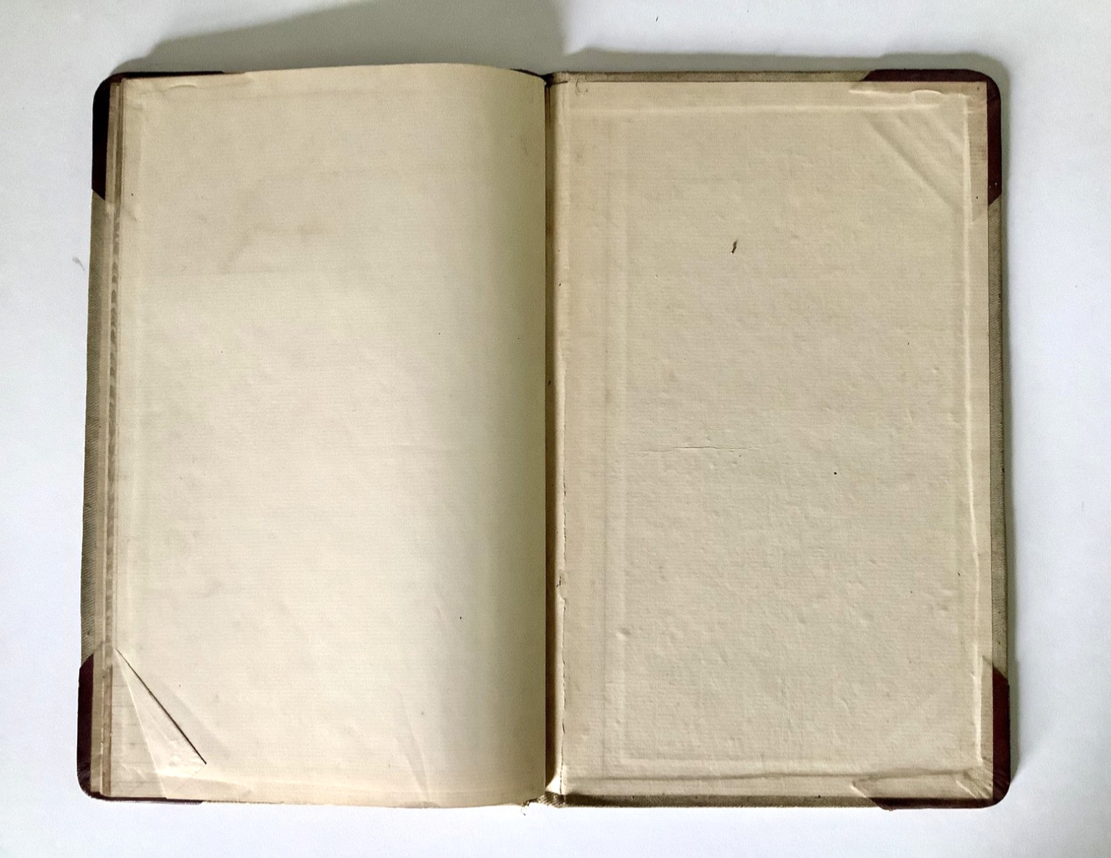 Antique RECORD Book & One JOURNAL Book PAIR SOLD Together Used and Worn *BLANK*