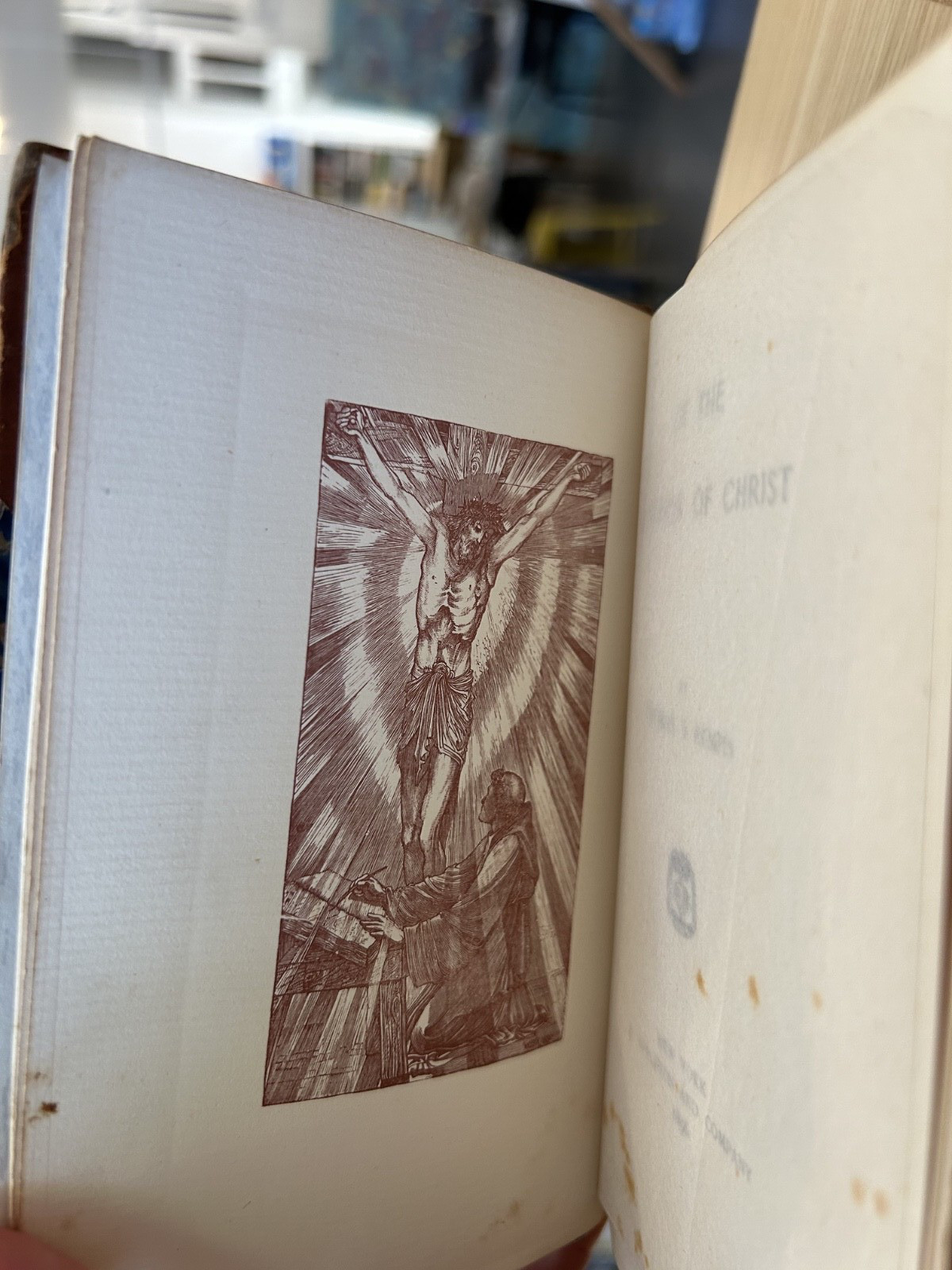 UNIQUE, RARE 1896 “Imitation of Christ” by Thomas À Kempis