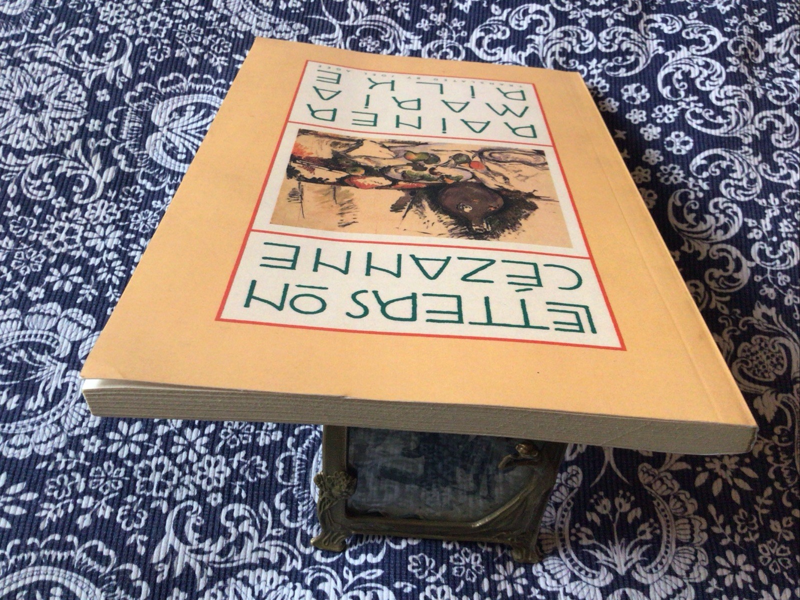 Letters On Cézanne, by Rainer Maria Rilke, 2002