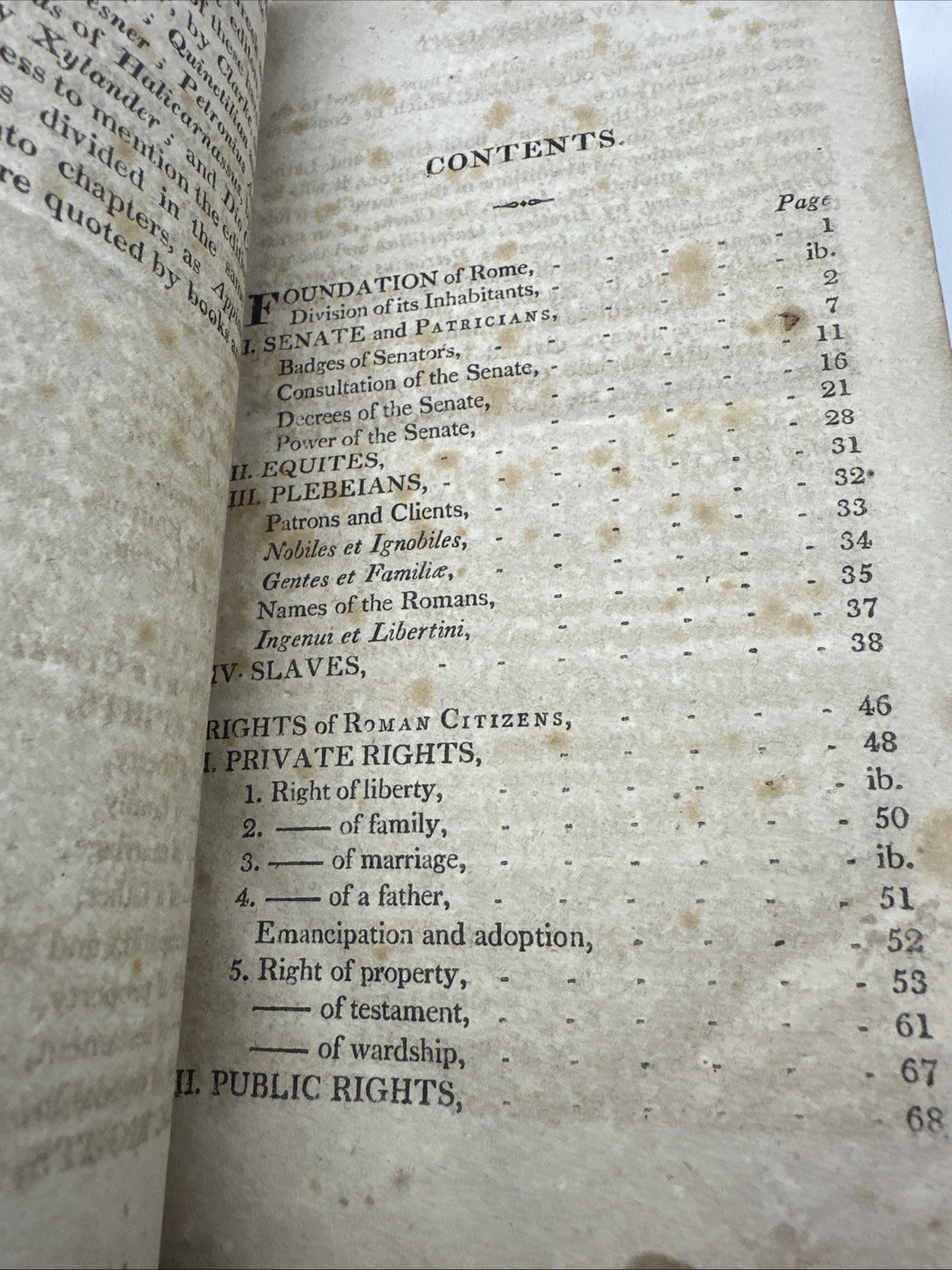 Roman Antiquities Manners & Customs of Ancient Rome 1814 Classical History (18-1