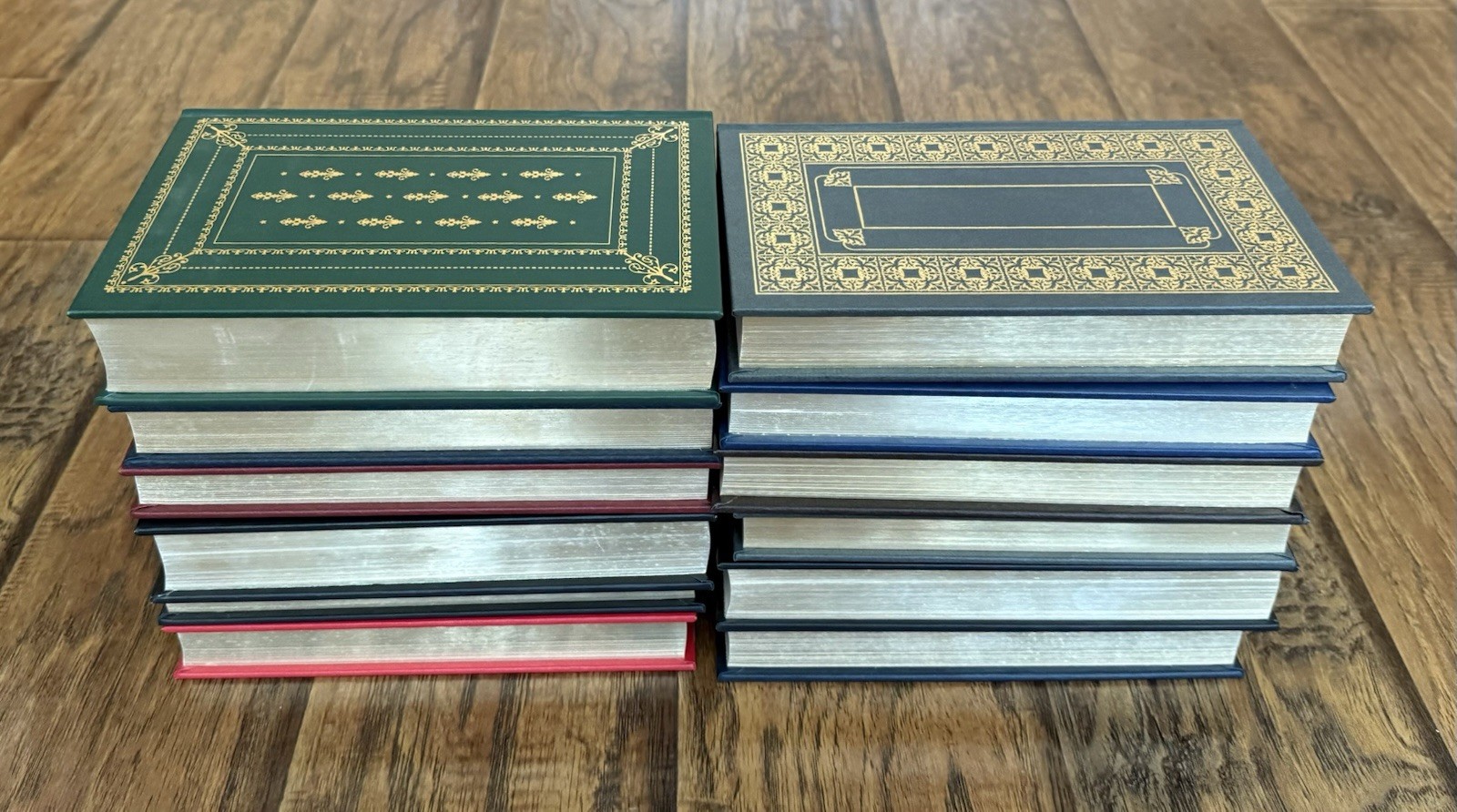 Lot of 12 Franklin Library Hardcover Books — Faux Leather — See Description