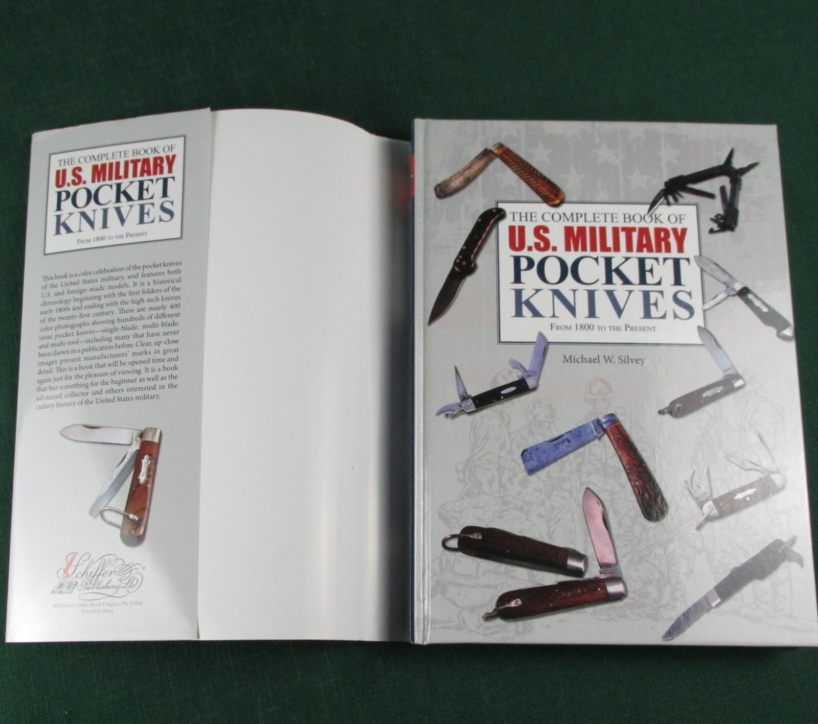 THE COMPLETE BOOK OF U.S. MILITARY POCKET KNIVES: FROM 1800 By Michael W. Silvey