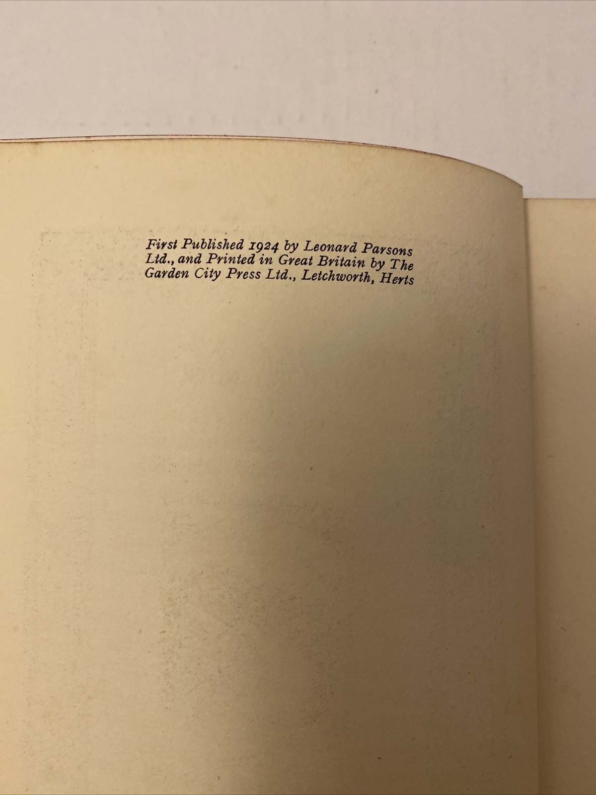 William Harvey by RB Hervey Wyatt HC 1924