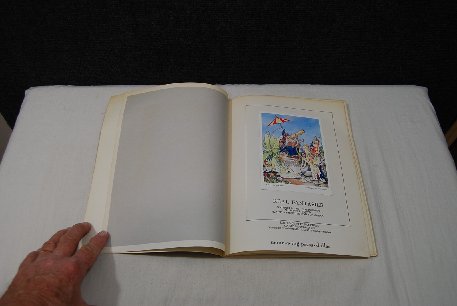 Real Fantasies, The Graphic Works of Real Musgrave by Muff Musgrave PB