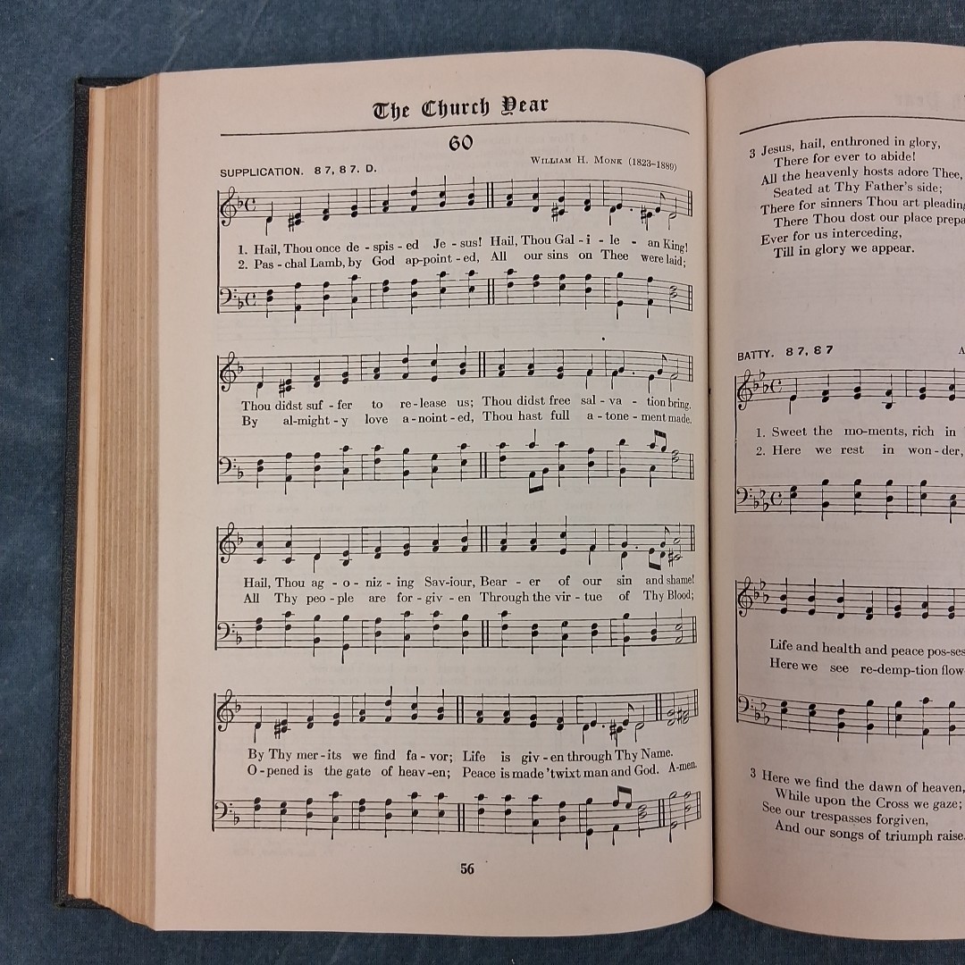Common Service Book Lutheran Church 1918 United Lutheran HC Hymnal VG