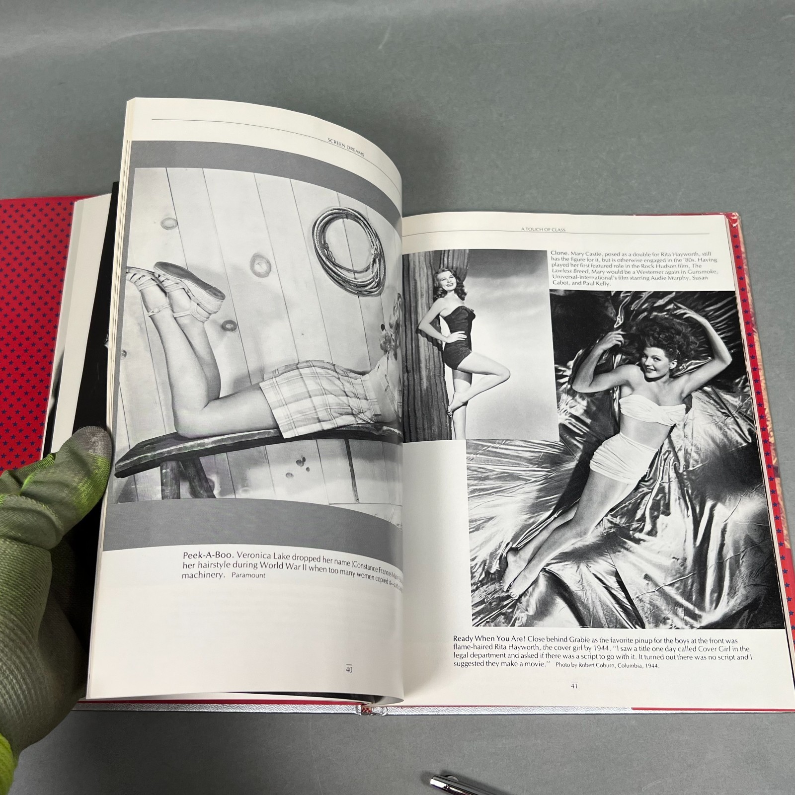 Screen Dreams The Hollywood Pinup Kobal Collection Photos 1ST Printing HARDCOVER