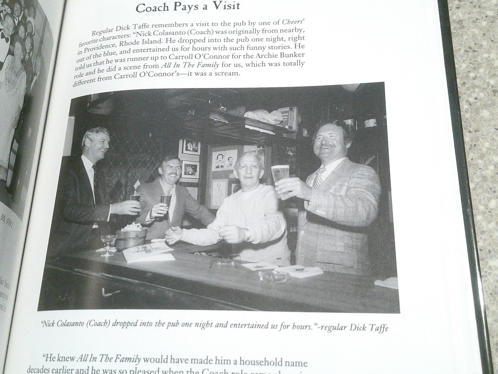 book CHEERS BAR BOSTON MA ted danson KELSEY GRAMMER kirstie alley GEORGE WENDT