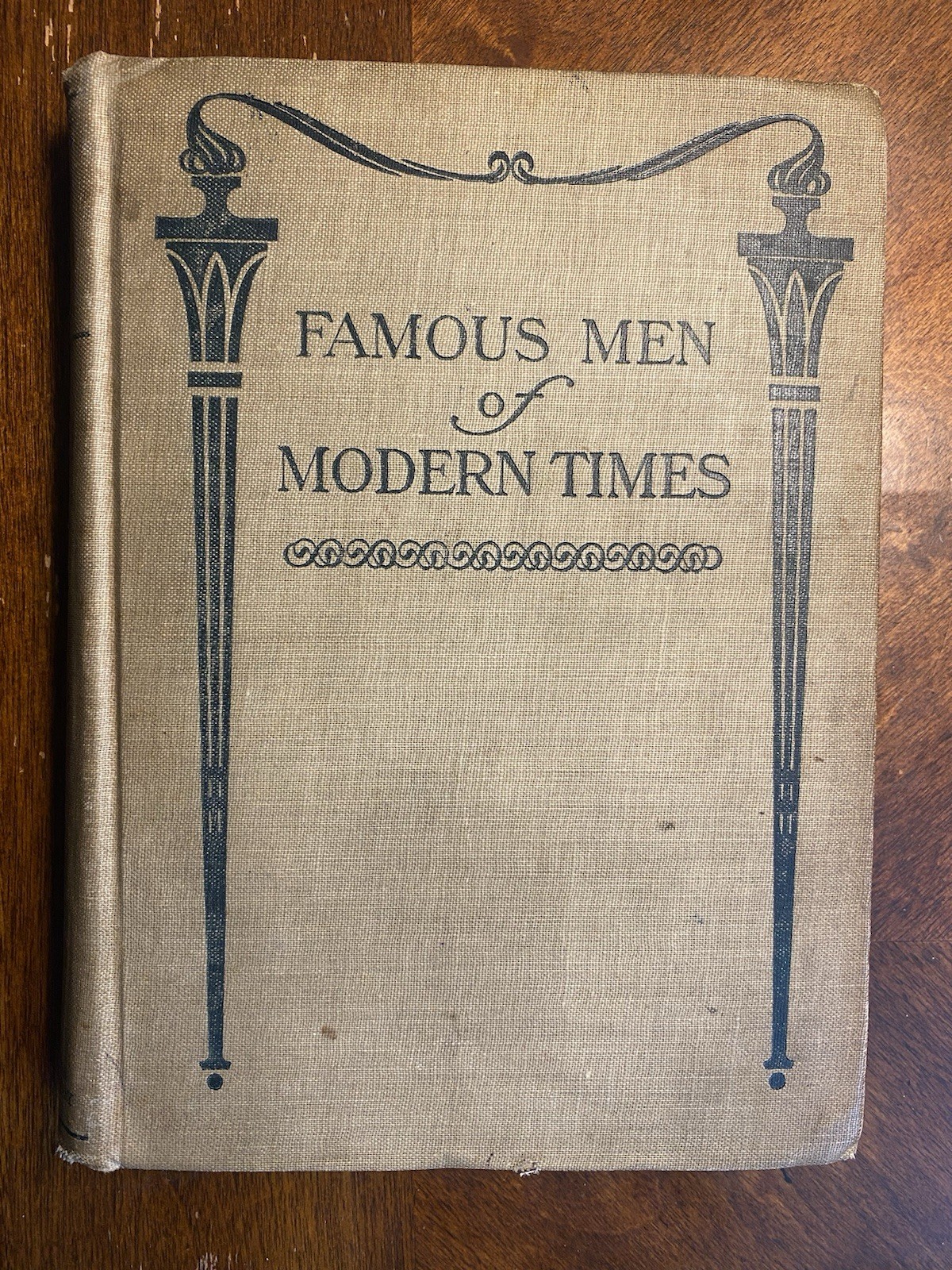 Antque Books 1900s Famous Men Of Modern Times & Greece (2 Books)