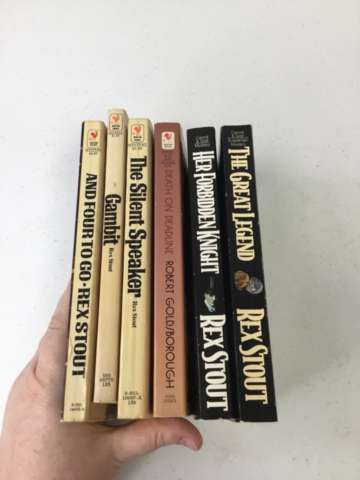 Rex Stout Lot of 6 PB