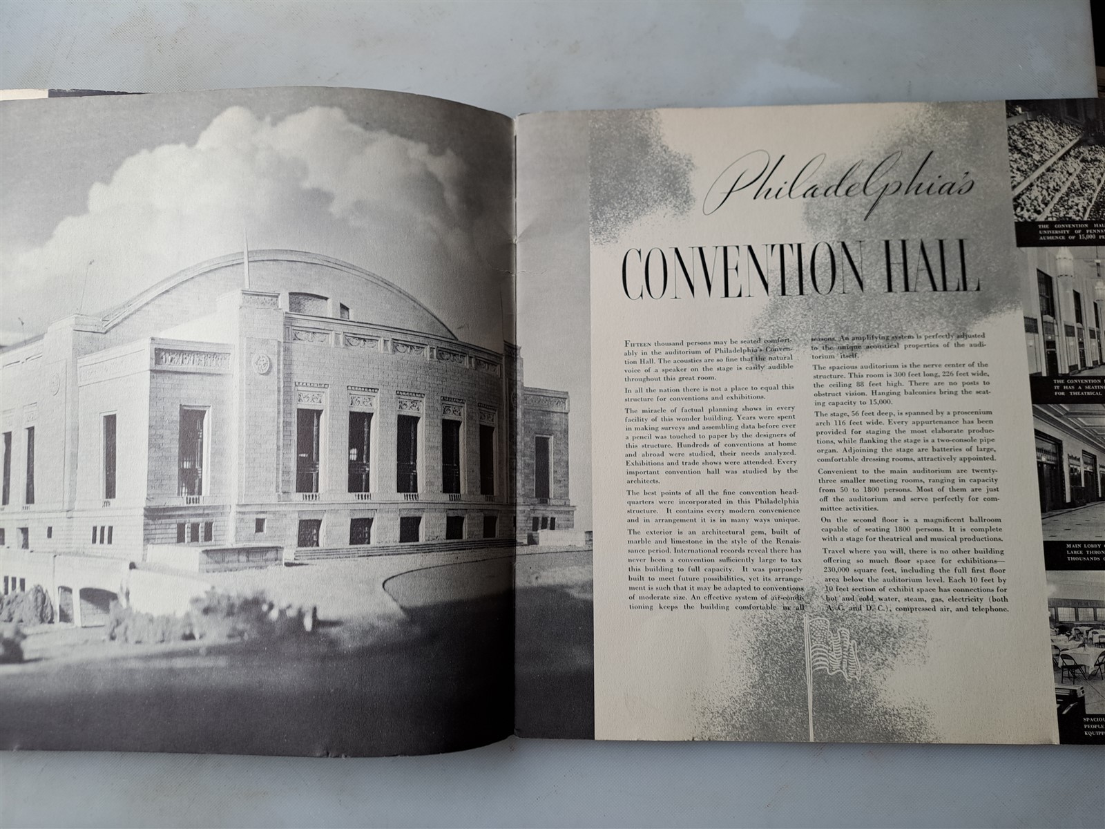 A Greater Philadelphia – LARGE 1936 Illustrated Promotional Book