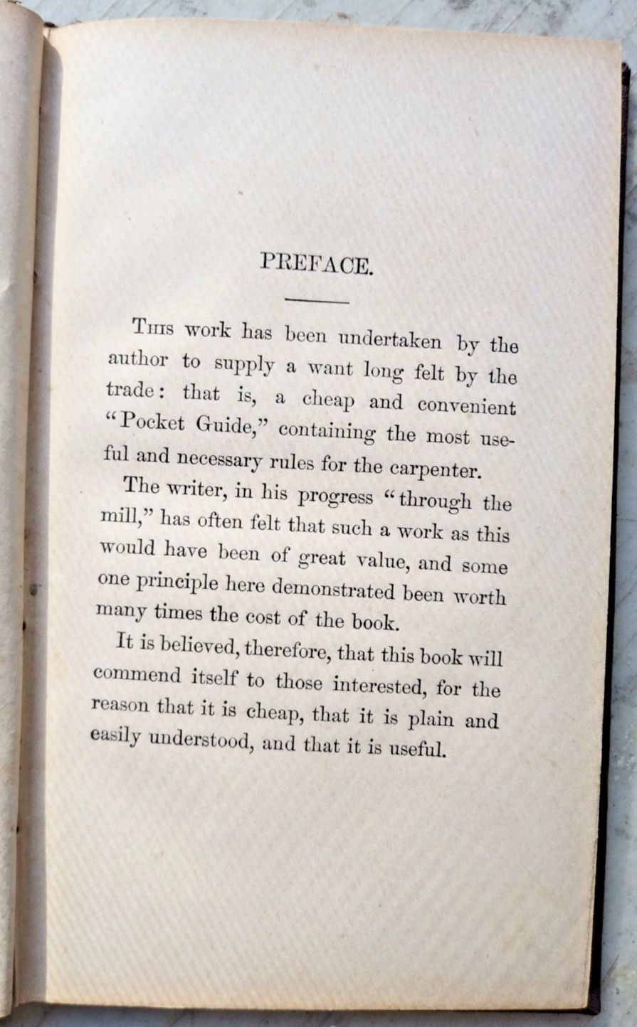 Carpenters & Joiners Handbook 1869 Carpentry Architecture Construction